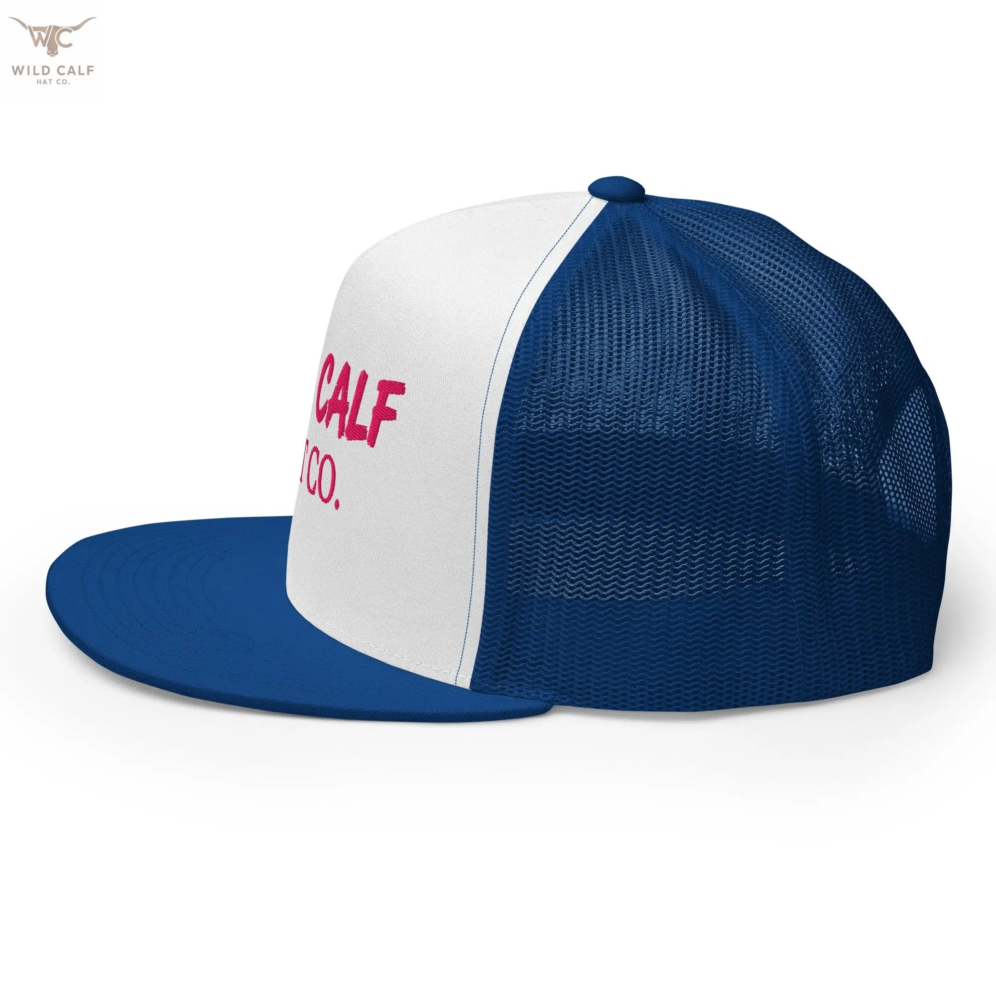 Pink Signature Trucker Cap - Wild Calf Hat Company