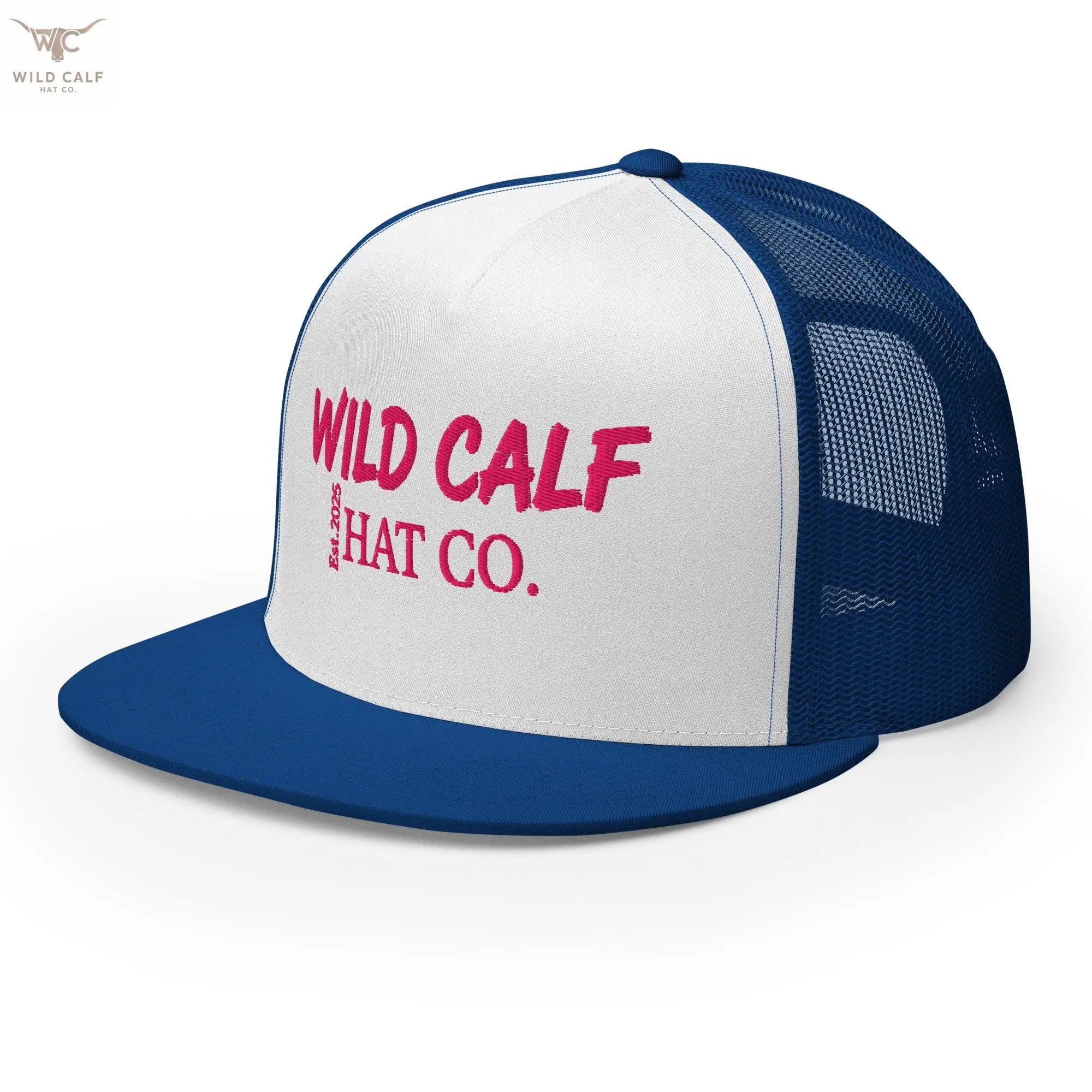 Pink Signature Trucker Cap - Wild Calf Hat Company