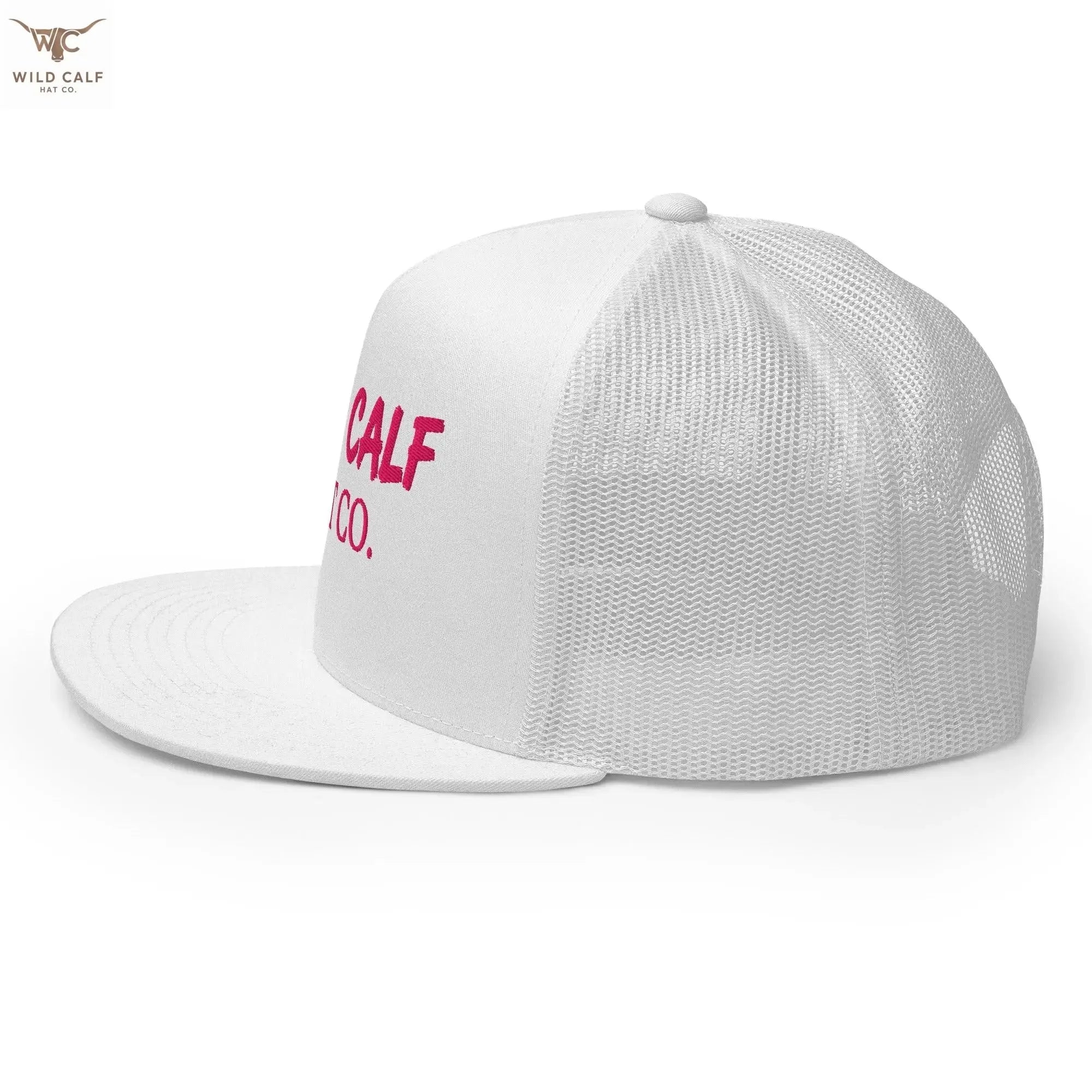 Pink Signature Trucker Cap - Wild Calf Hat Company