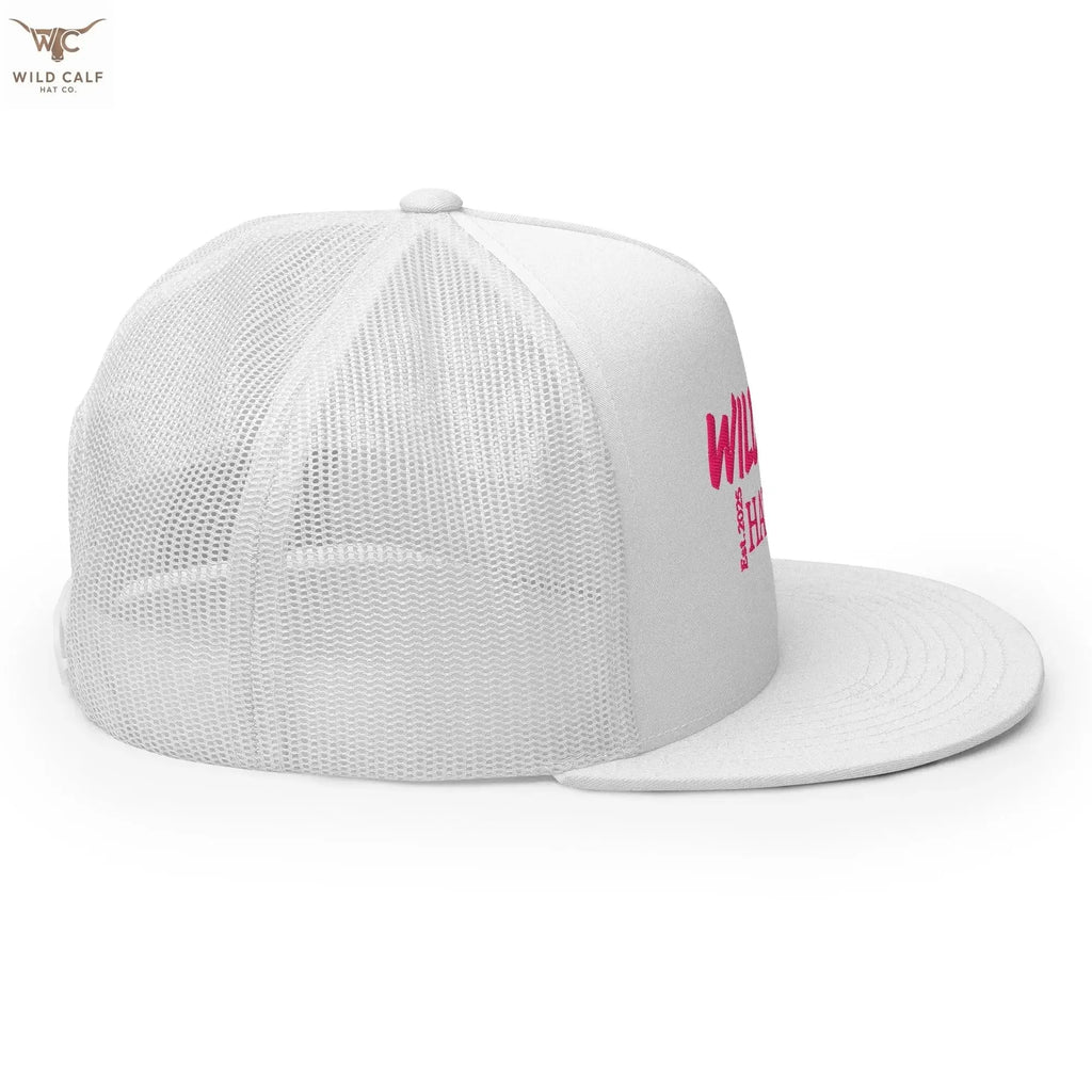 Pink Signature Trucker Cap - Wild Calf Hat Company