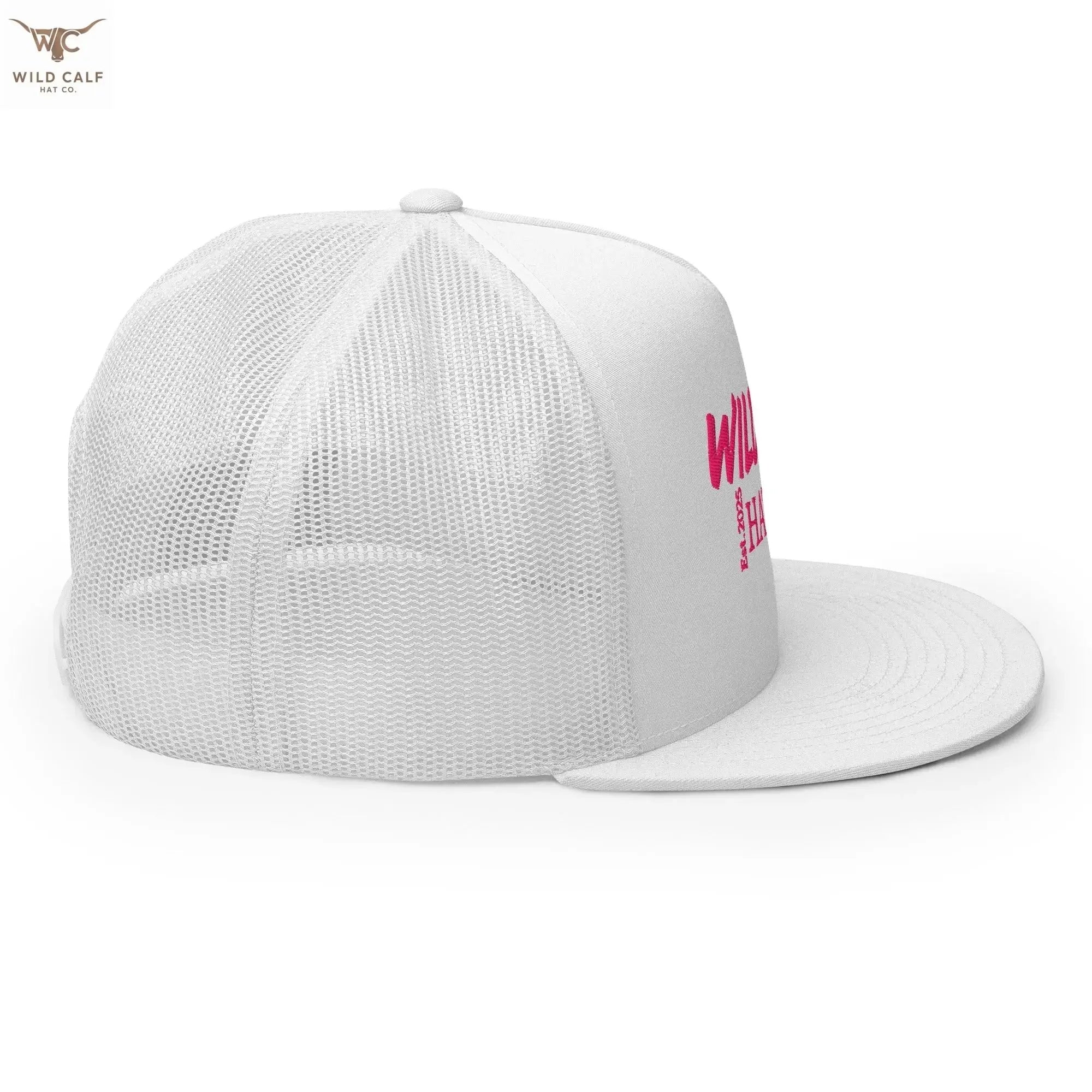 Pink Signature Trucker Cap - Wild Calf Hat Company