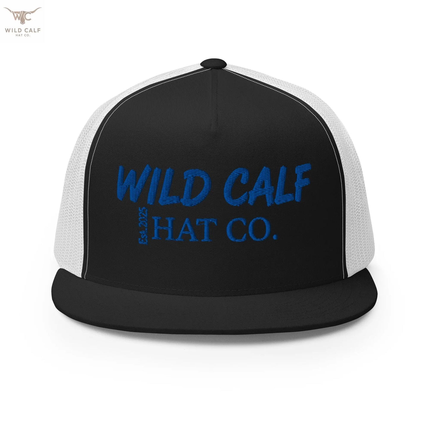 Royal Blue Signature Trucker Cap - Wild Calf Hat Company