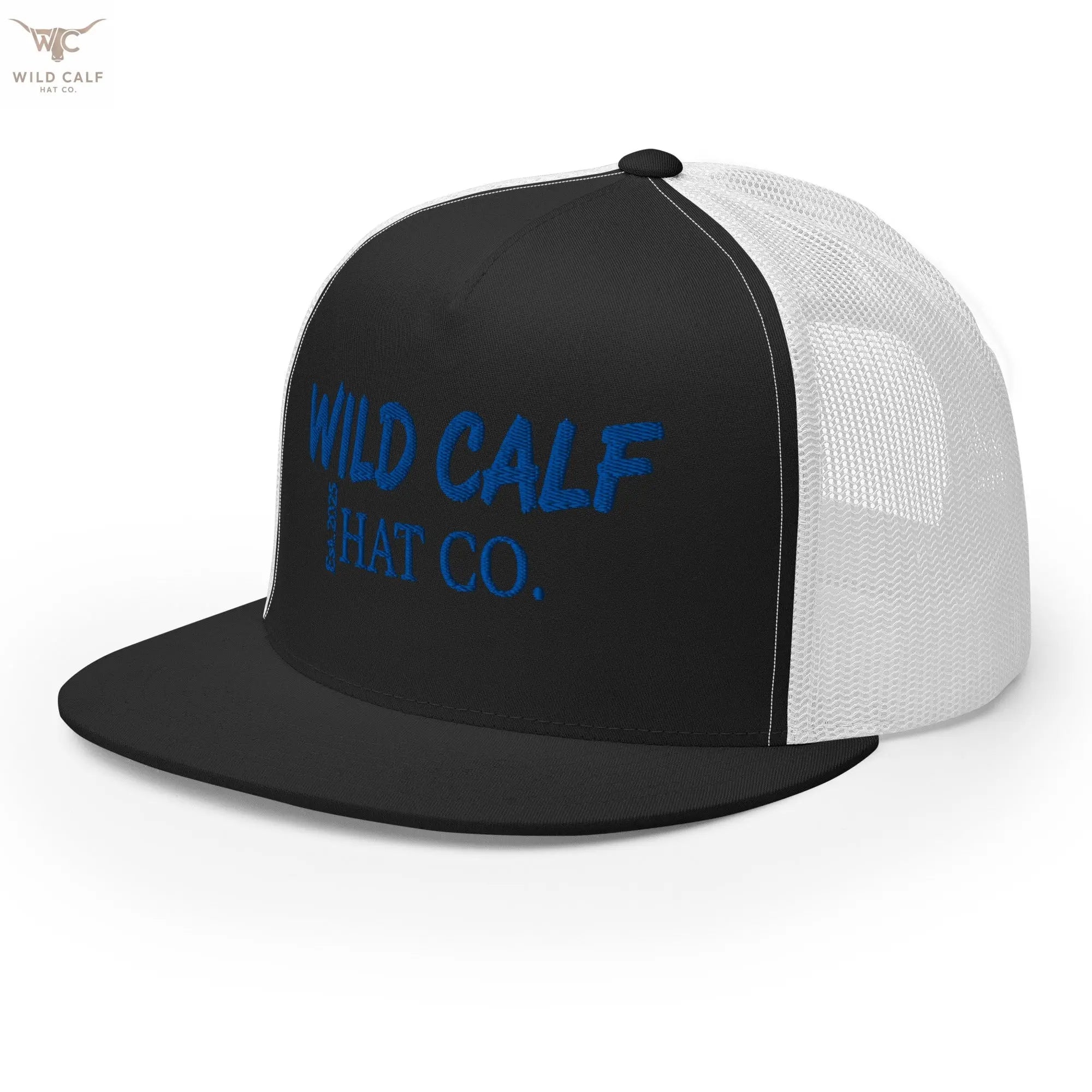 Royal Blue Signature Trucker Cap - Wild Calf Hat Company