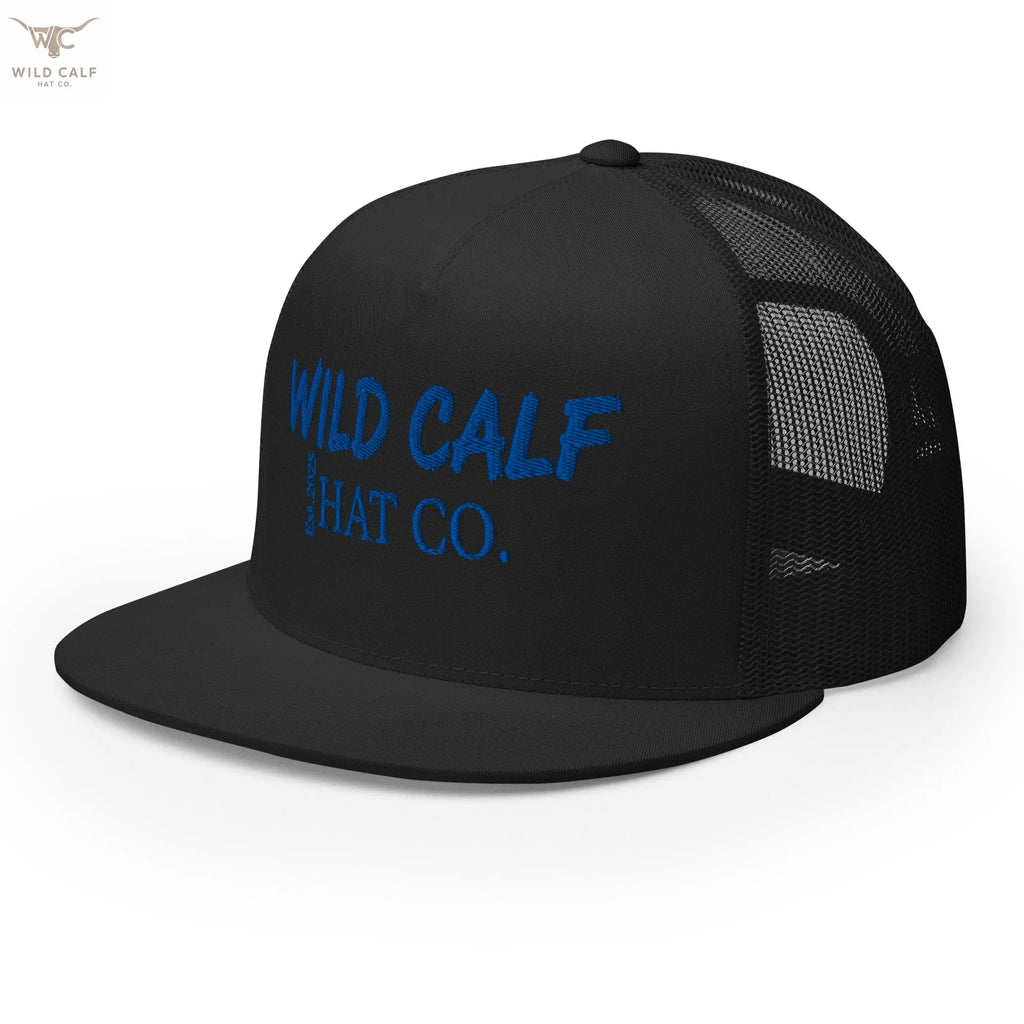 Royal Blue Signature Trucker Cap - Wild Calf Hat Company