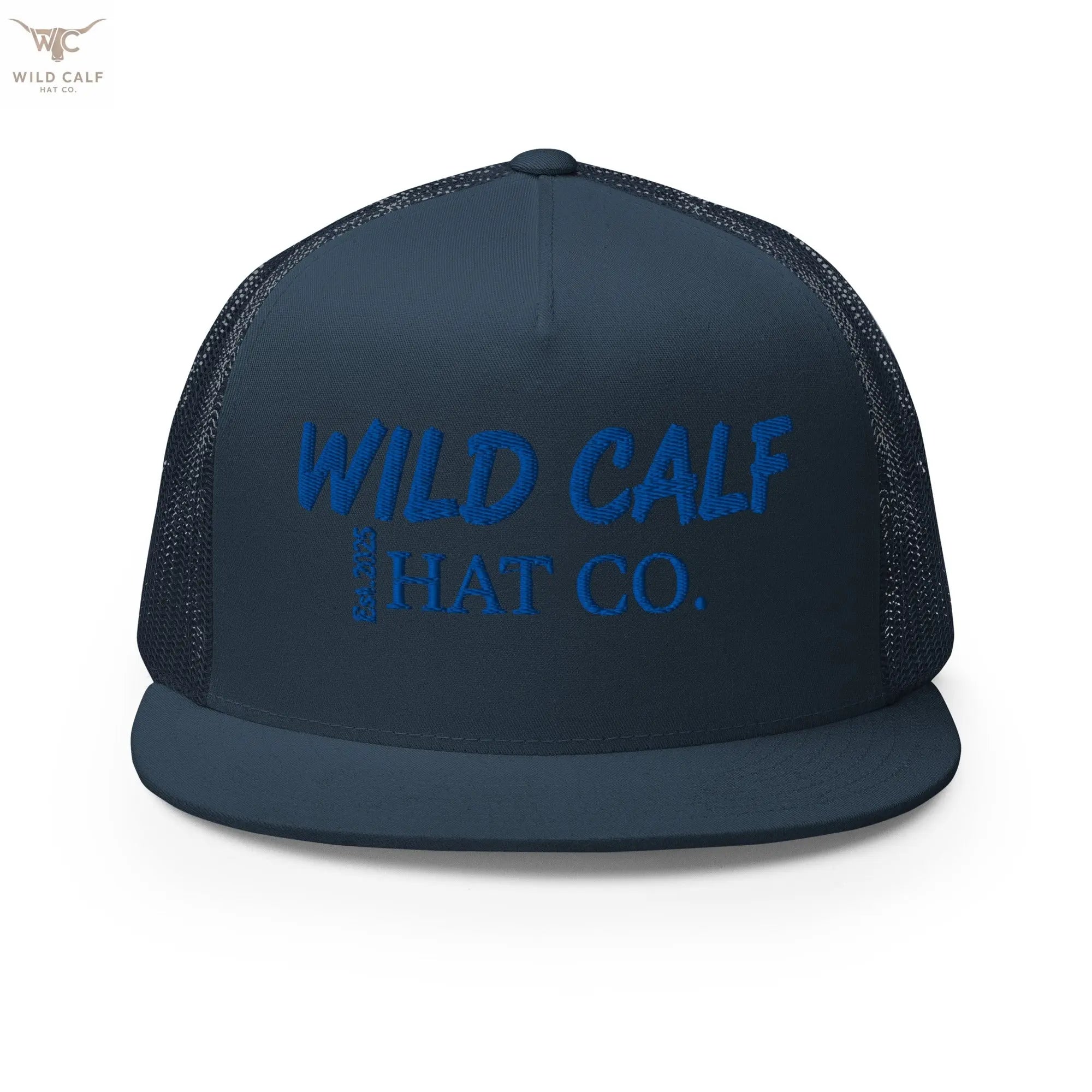 Royal Blue Signature Trucker Cap - Wild Calf Hat Company