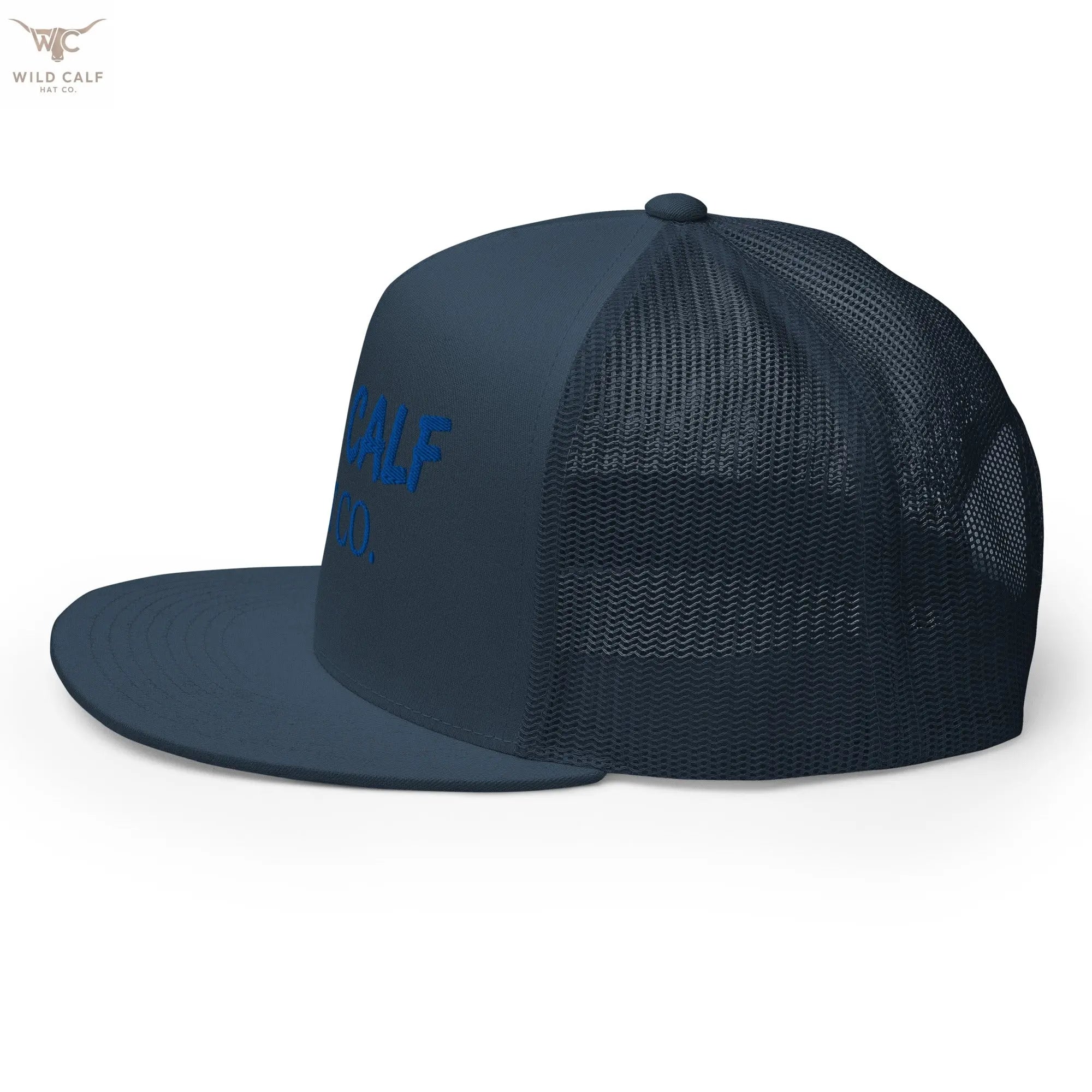Royal Blue Signature Trucker Cap - Wild Calf Hat Company