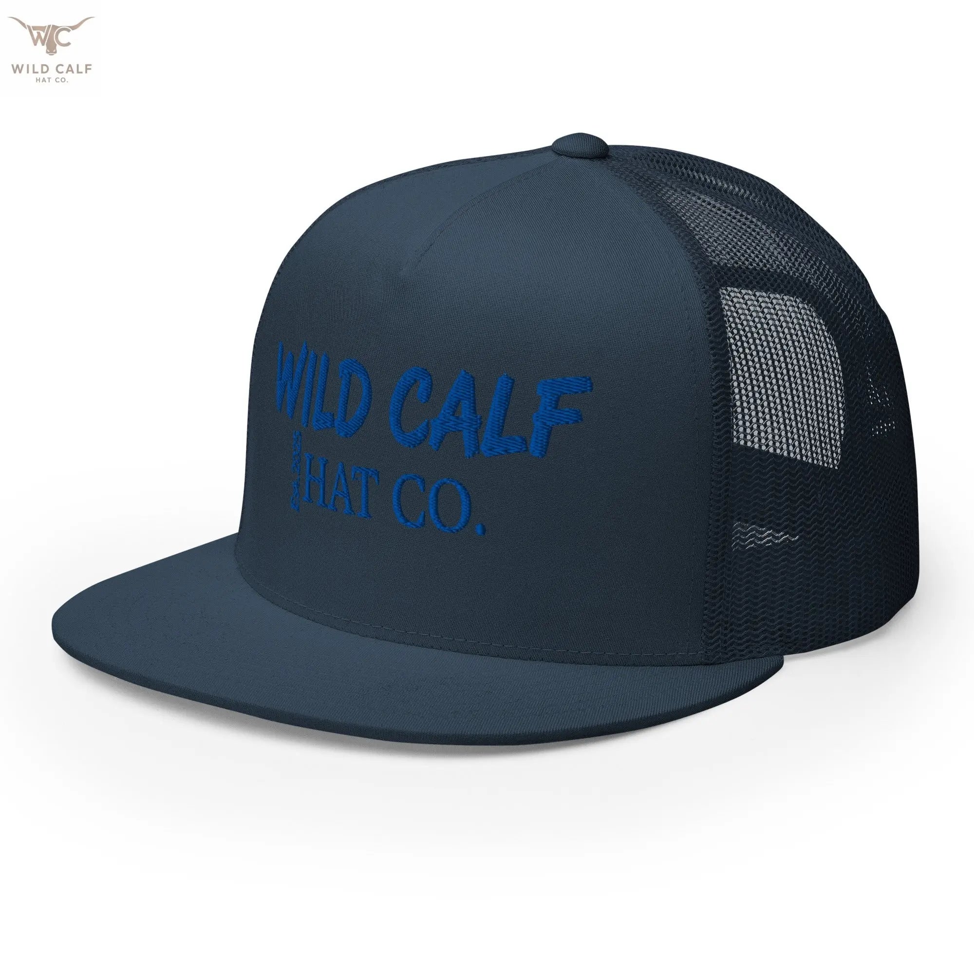 Royal Blue Signature Trucker Cap - Wild Calf Hat Company