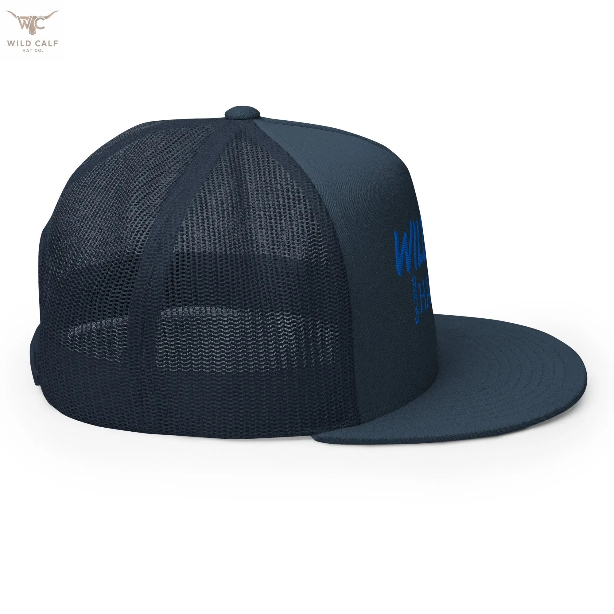 Royal Blue Signature Trucker Cap - Wild Calf Hat Company