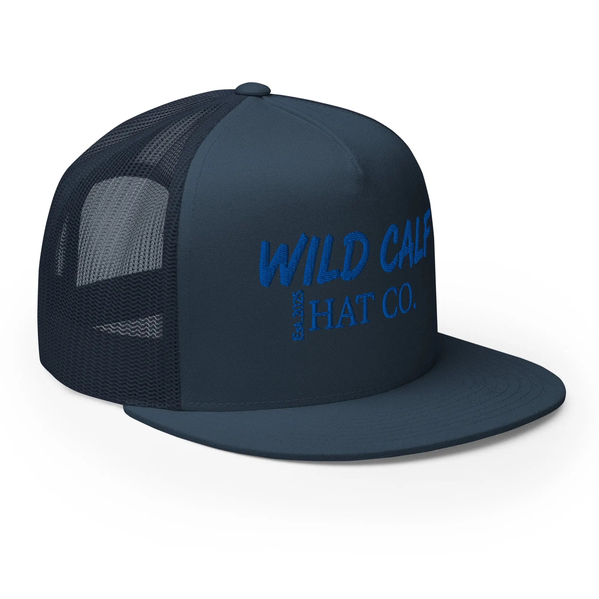 Royal Blue Signature Trucker Cap - Wild Calf Hat Company