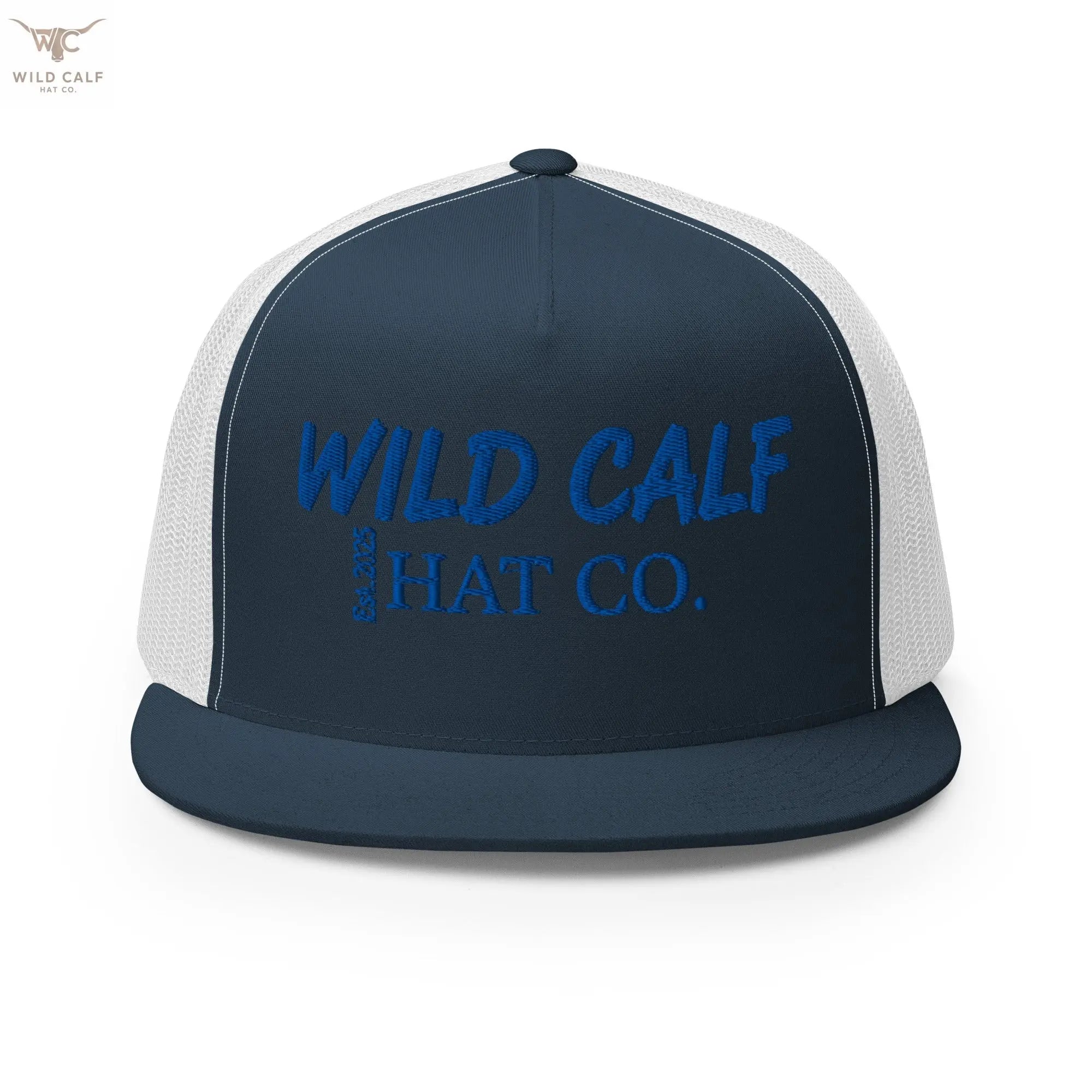 Royal Blue Signature Trucker Cap - Wild Calf Hat Company