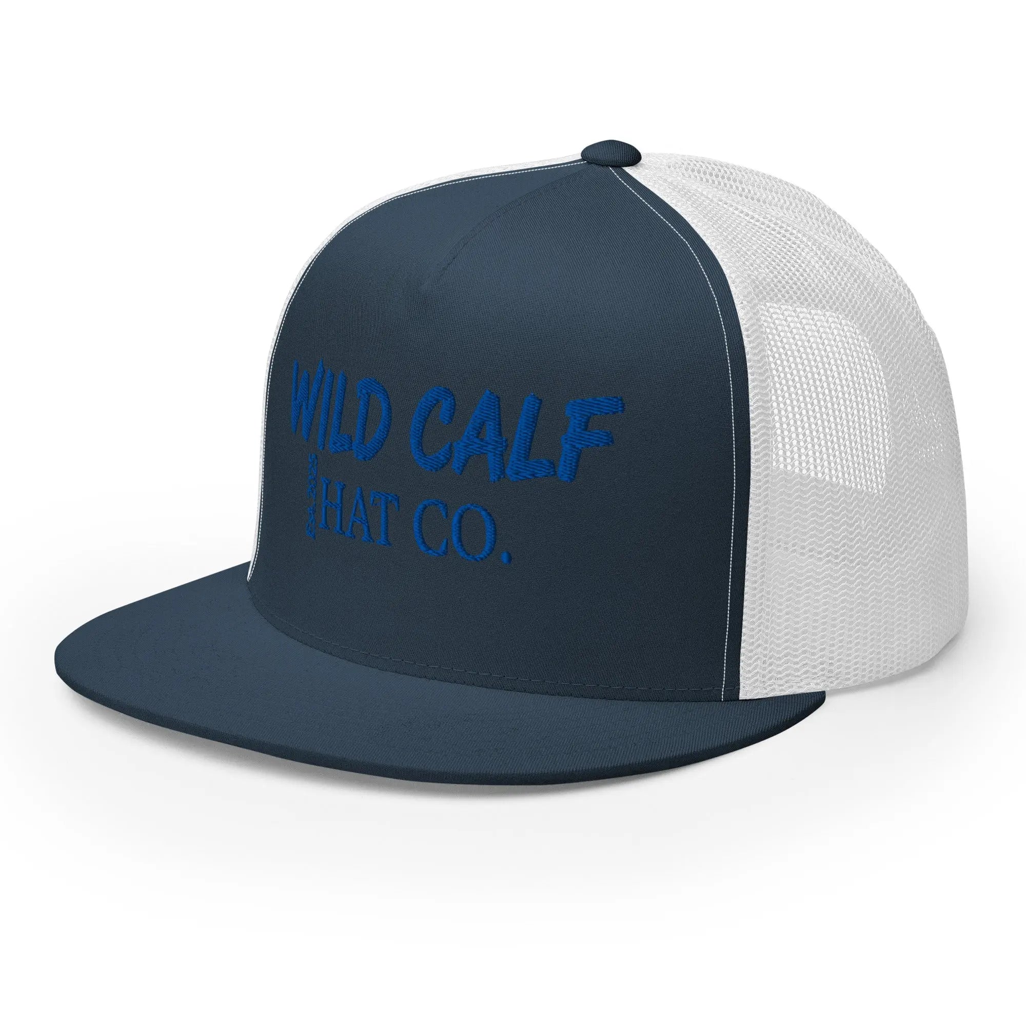 Royal Blue Signature Trucker Cap - Wild Calf Hat Company