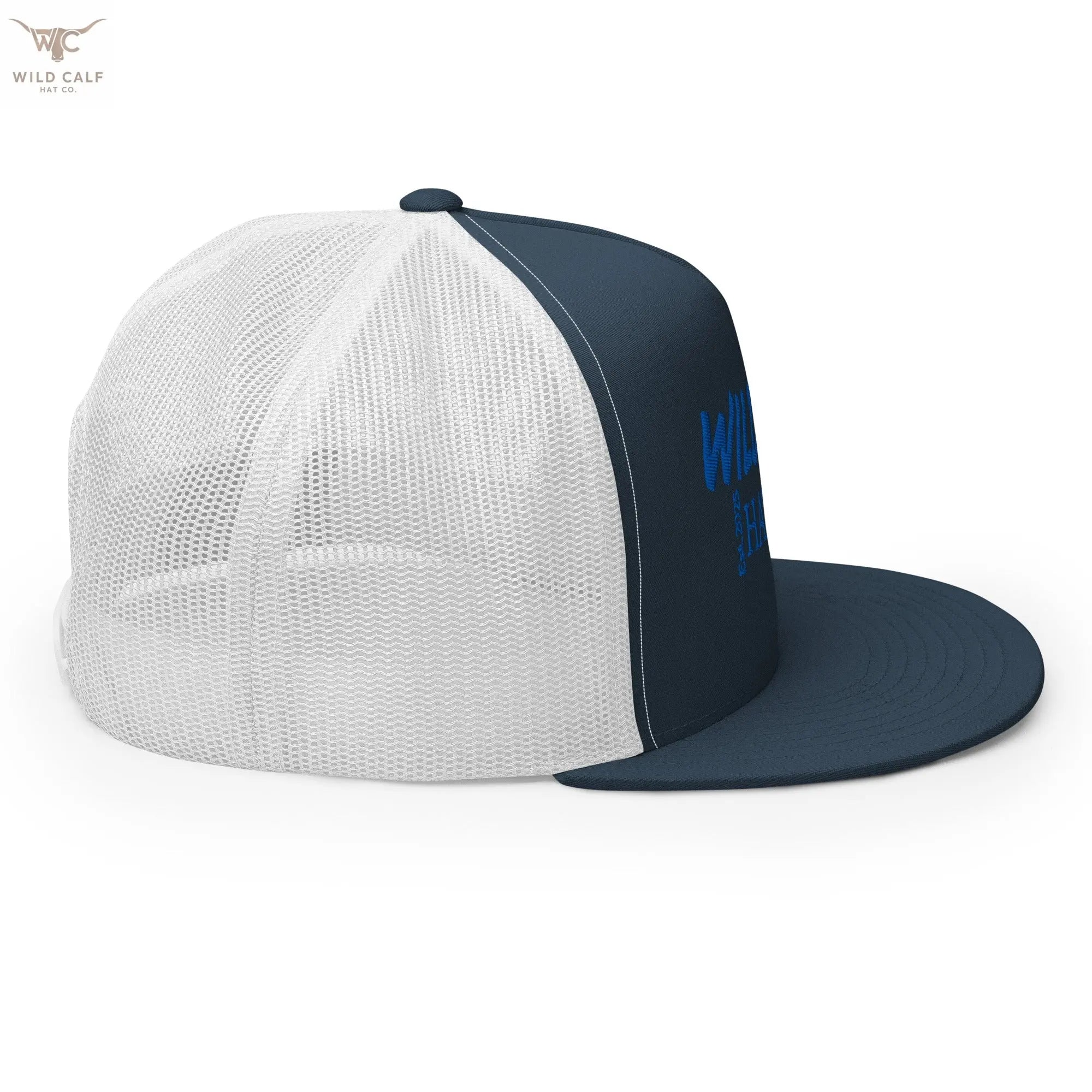 Royal Blue Signature Trucker Cap - Wild Calf Hat Company