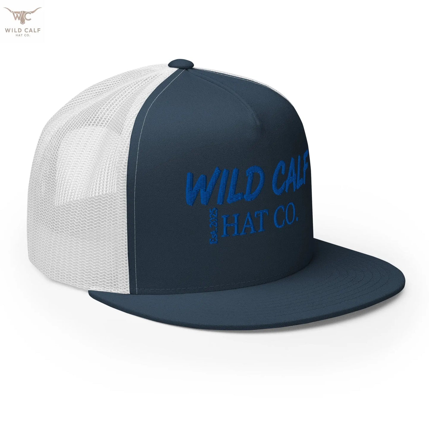 Royal Blue Signature Trucker Cap - Wild Calf Hat Company