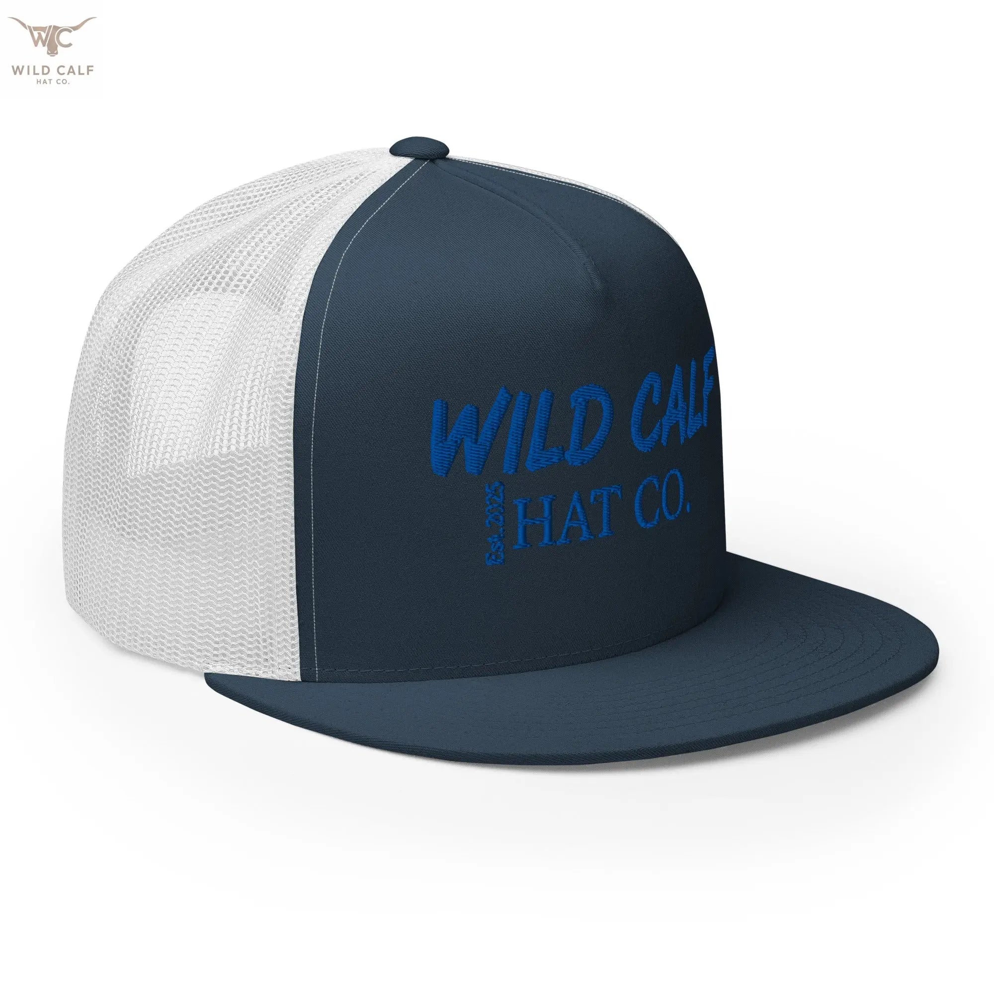 Royal Blue Signature Trucker Cap - Wild Calf Hat Company