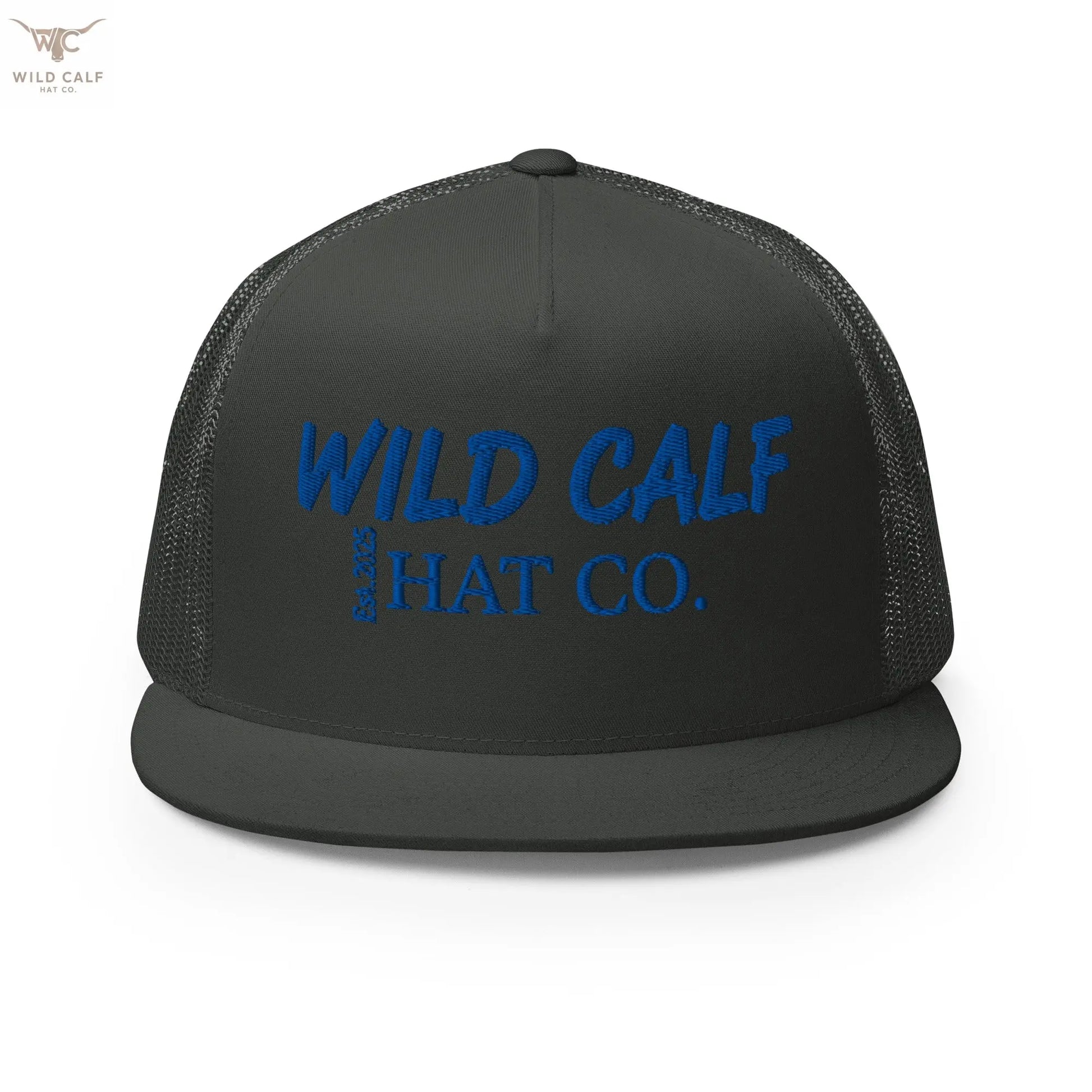 Royal Blue Signature Trucker Cap - Wild Calf Hat Company