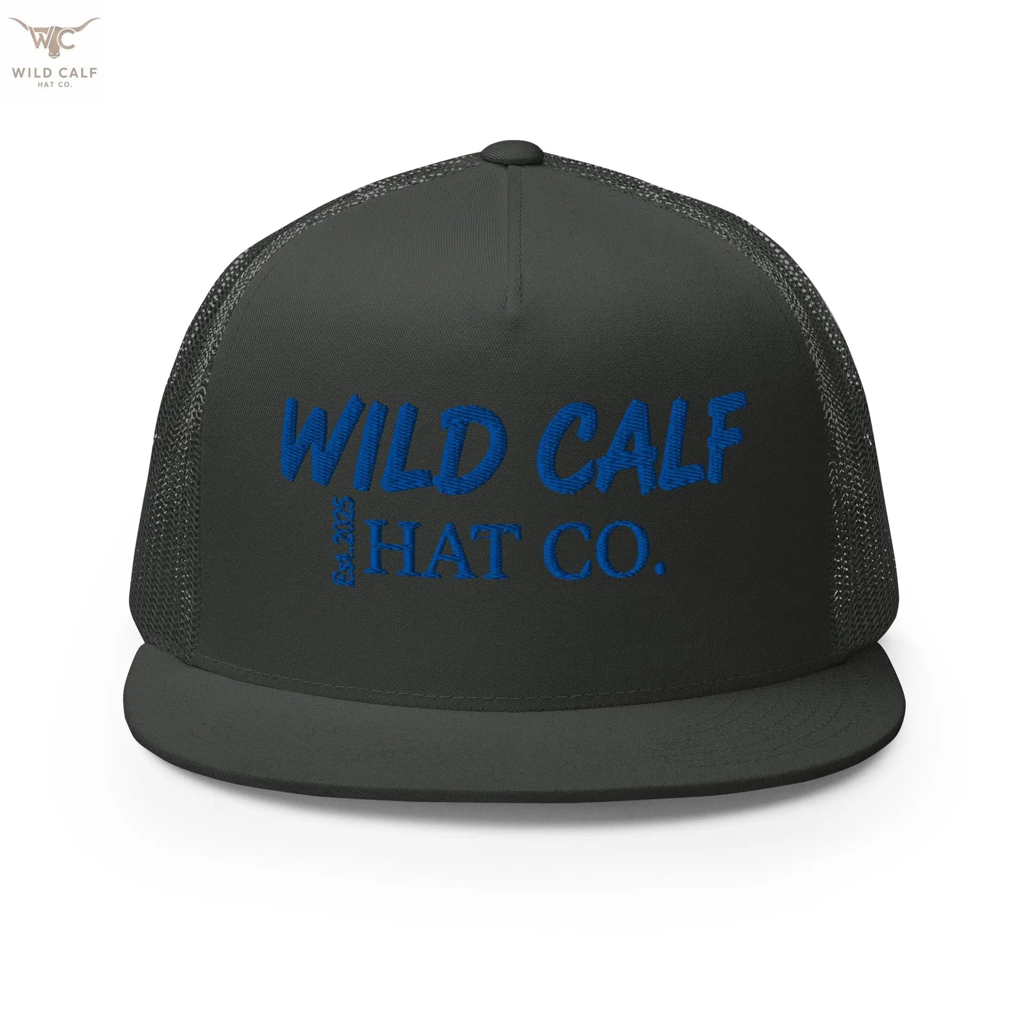 Royal Blue Signature Trucker Cap - Wild Calf Hat Company