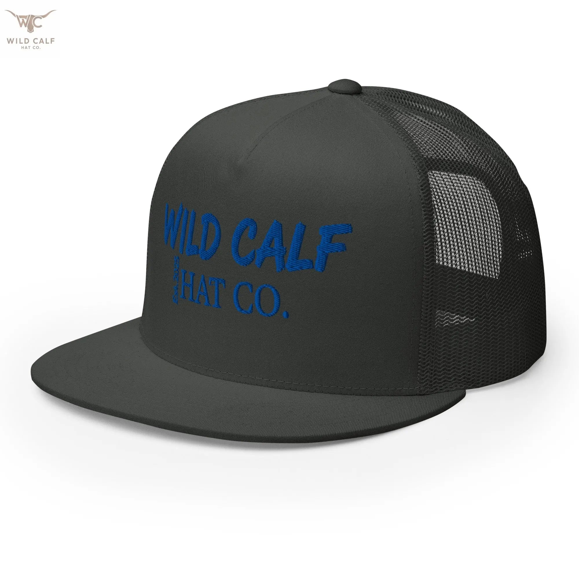 Royal Blue Signature Trucker Cap - Wild Calf Hat Company