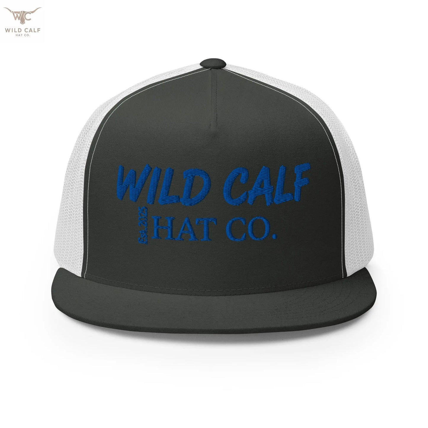 Royal Blue Signature Trucker Cap - Wild Calf Hat Company
