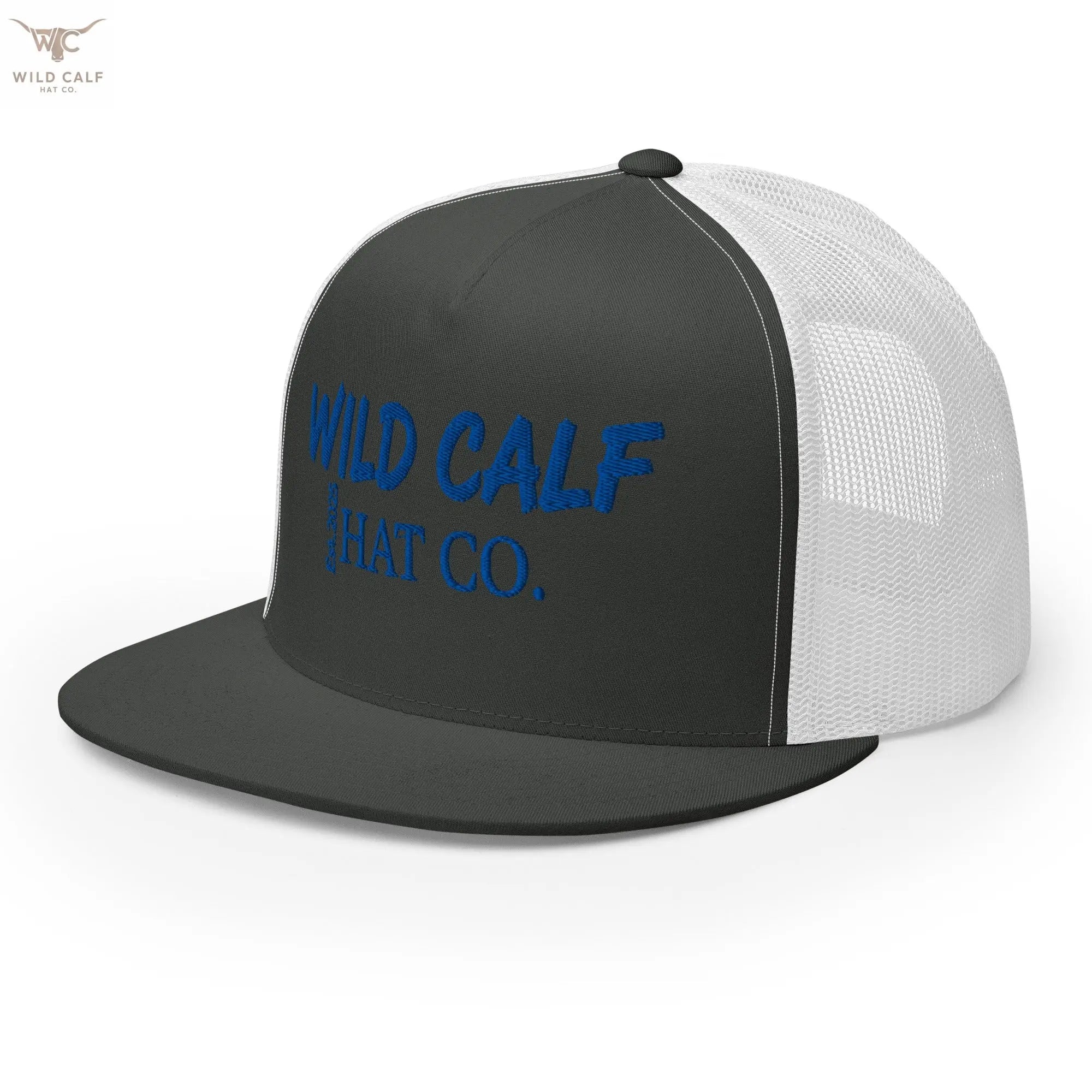 Royal Blue Signature Trucker Cap - Wild Calf Hat Company