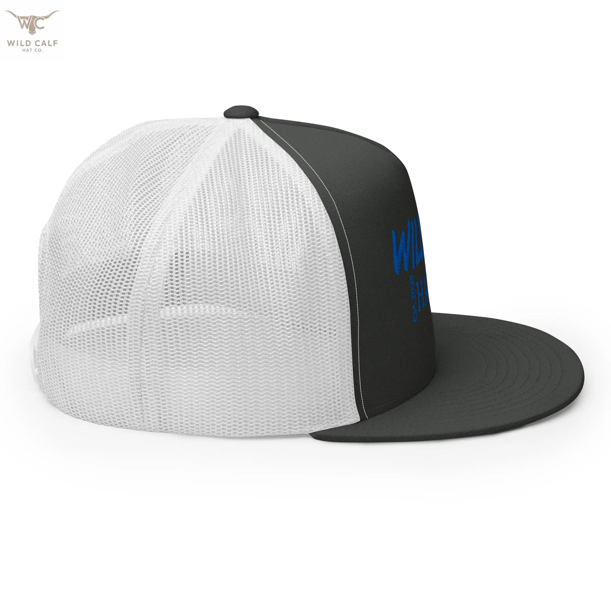 Royal Blue Signature Trucker Cap - Wild Calf Hat Company