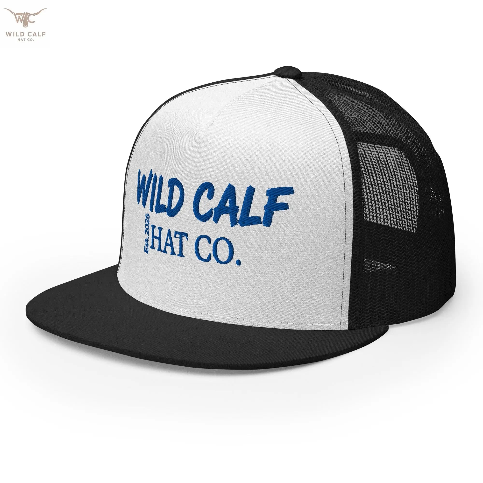 Royal Blue Signature Trucker Cap - Wild Calf Hat Company
