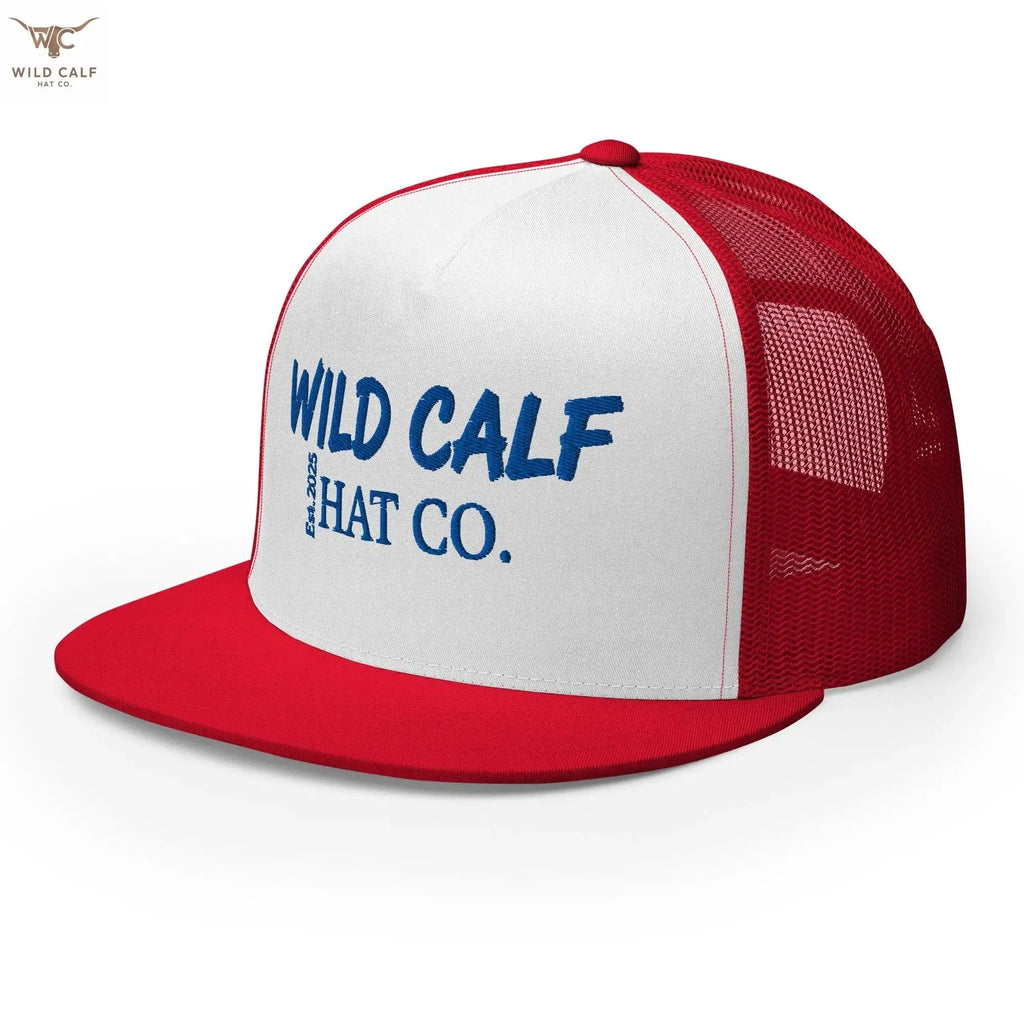 Royal Blue Signature Trucker Cap - Wild Calf Hat Company