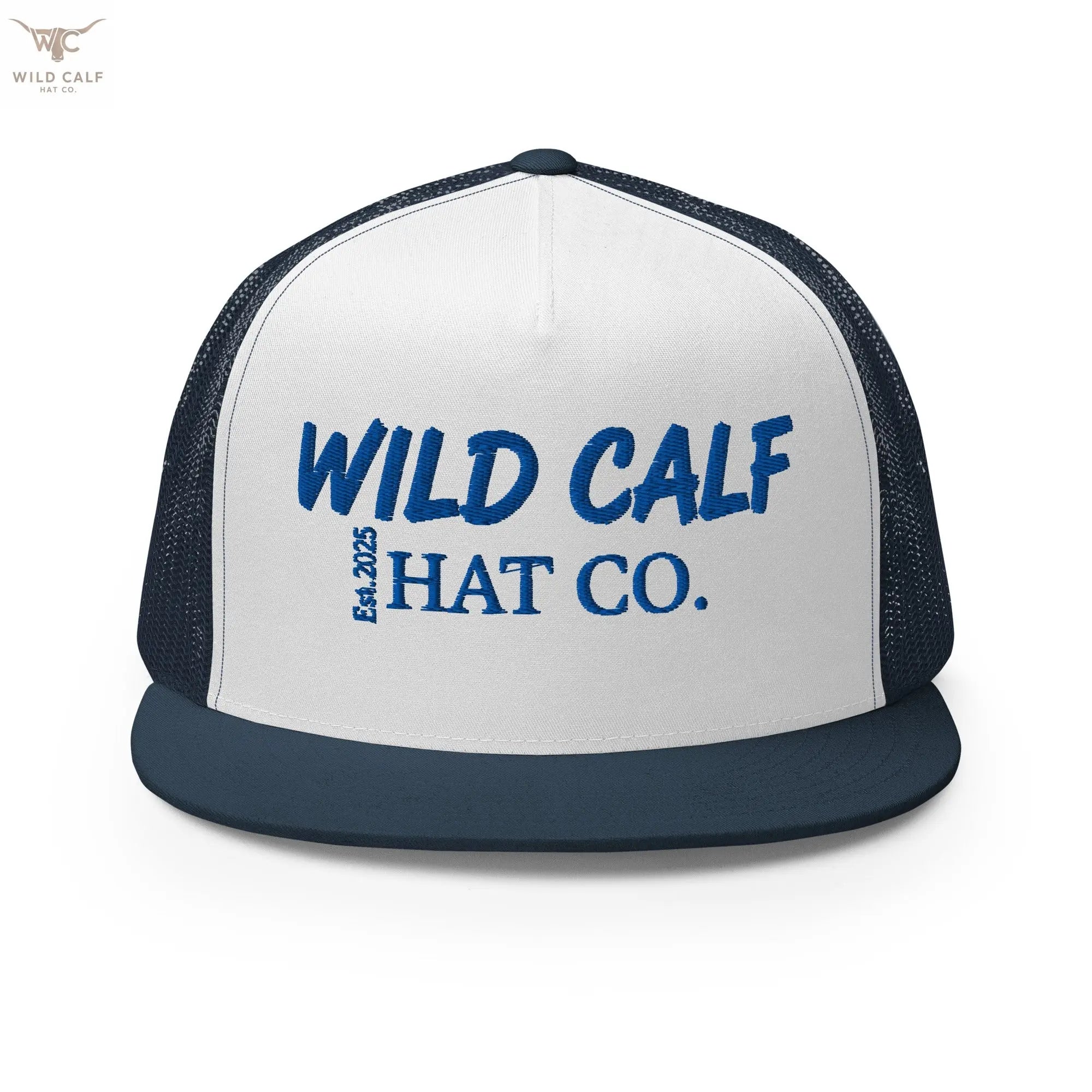 Royal Blue Signature Trucker Cap - Wild Calf Hat Company