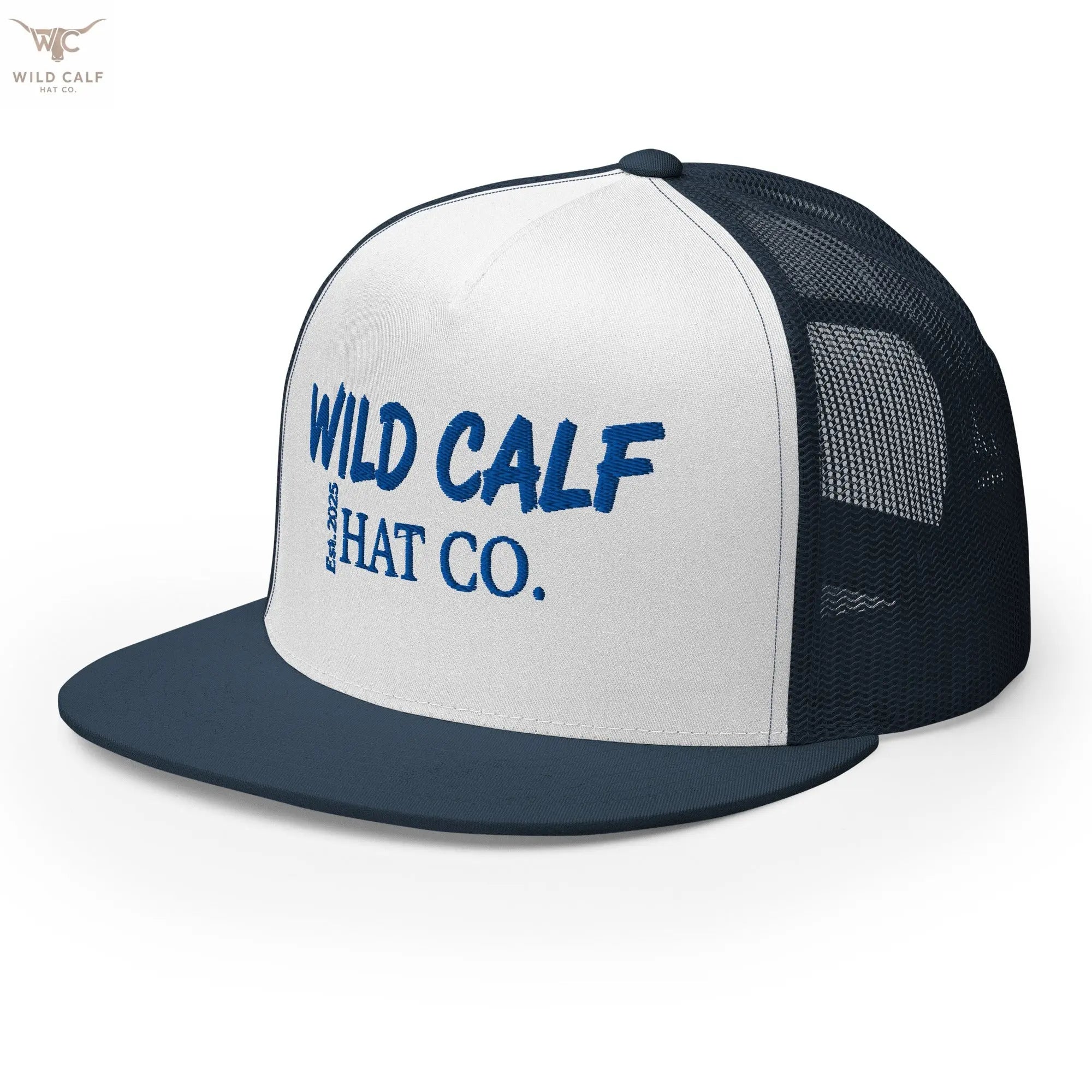 Royal Blue Signature Trucker Cap - Wild Calf Hat Company