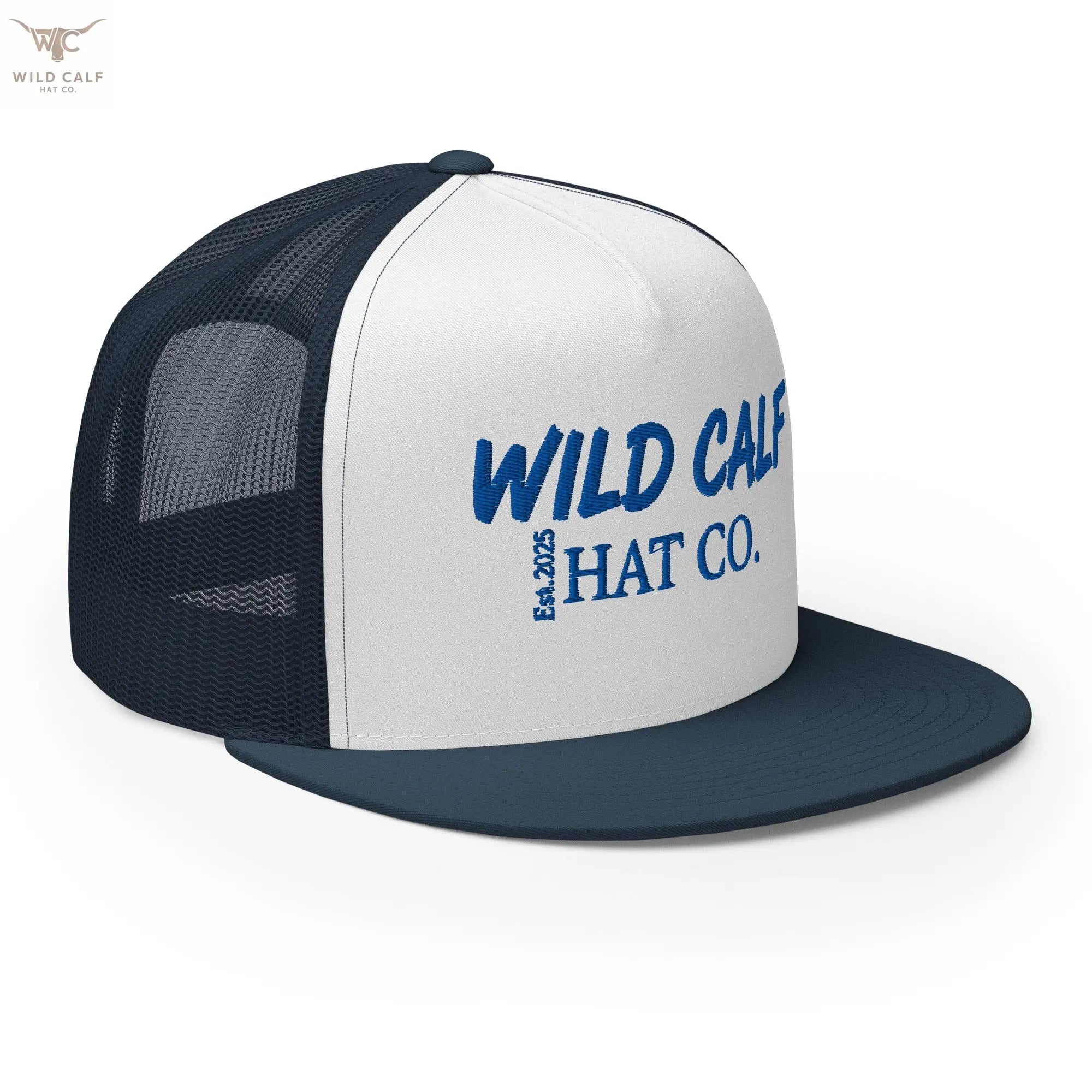 Royal Blue Signature Trucker Cap - Wild Calf Hat Company