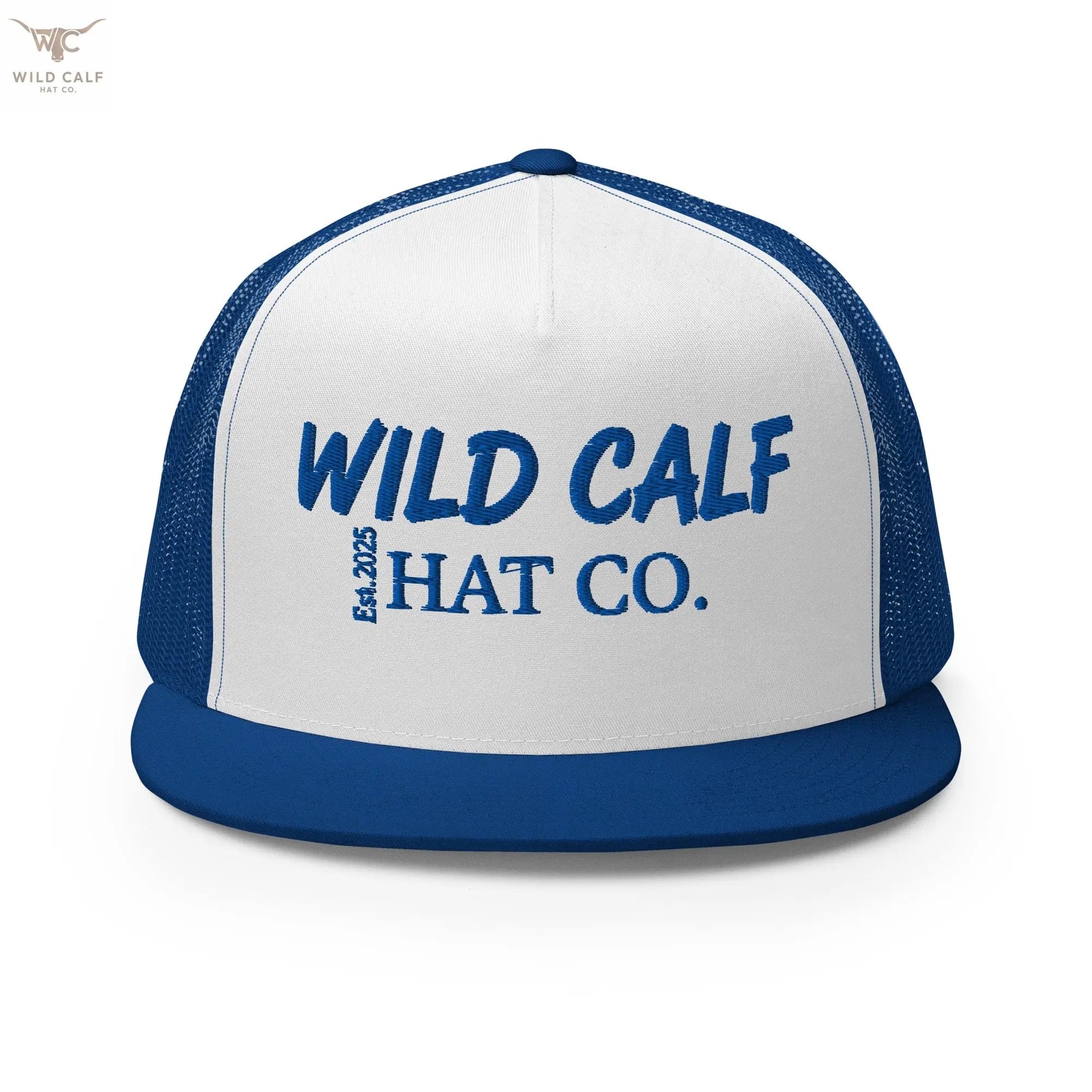 Royal Blue Signature Trucker Cap - Wild Calf Hat Company