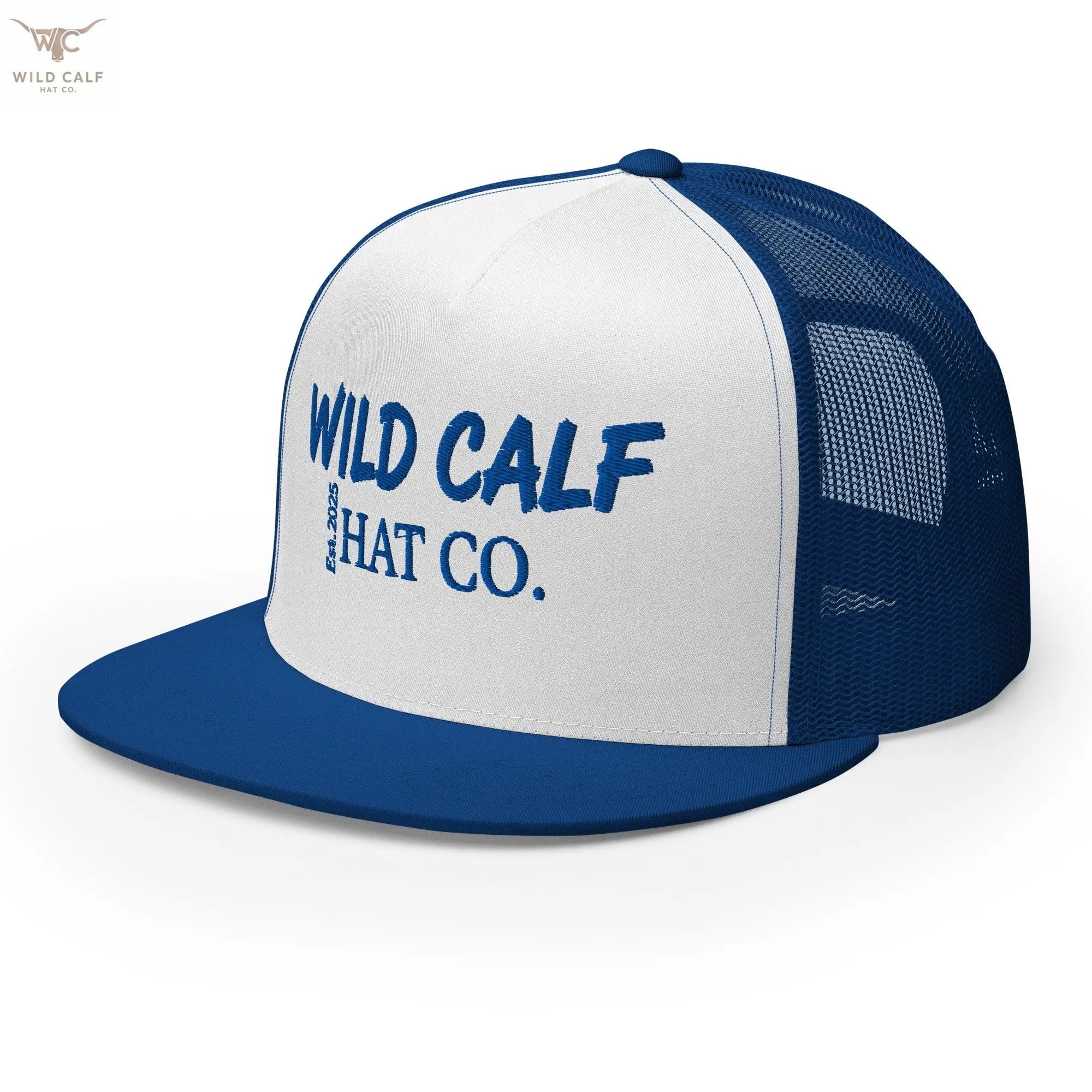 Royal Blue Signature Trucker Cap - Wild Calf Hat Company