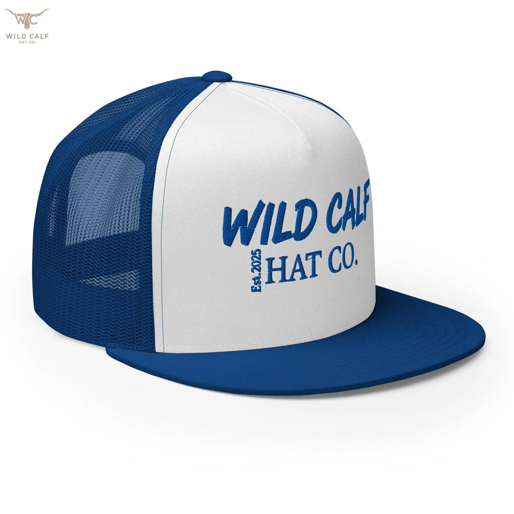 Royal Blue Signature Trucker Cap - Wild Calf Hat Company