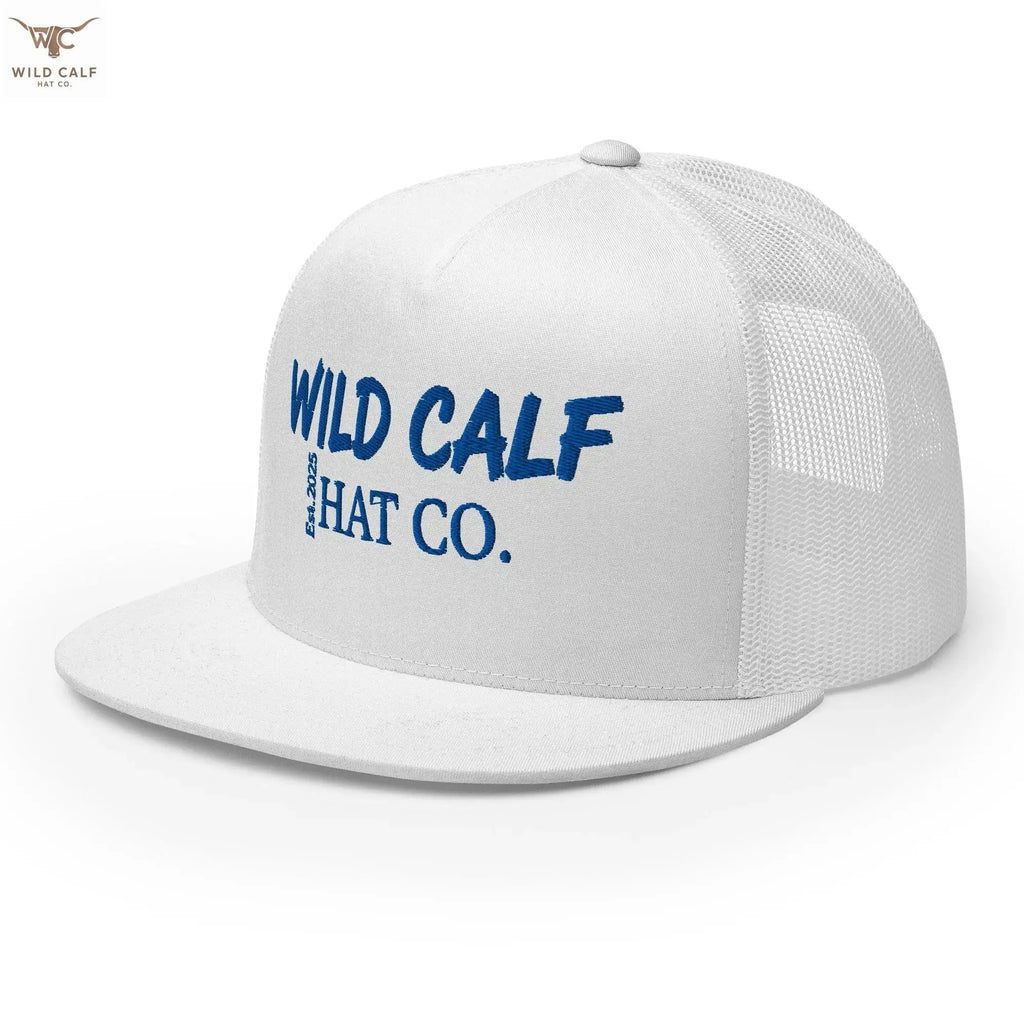 Royal Blue Signature Trucker Cap - Wild Calf Hat Company