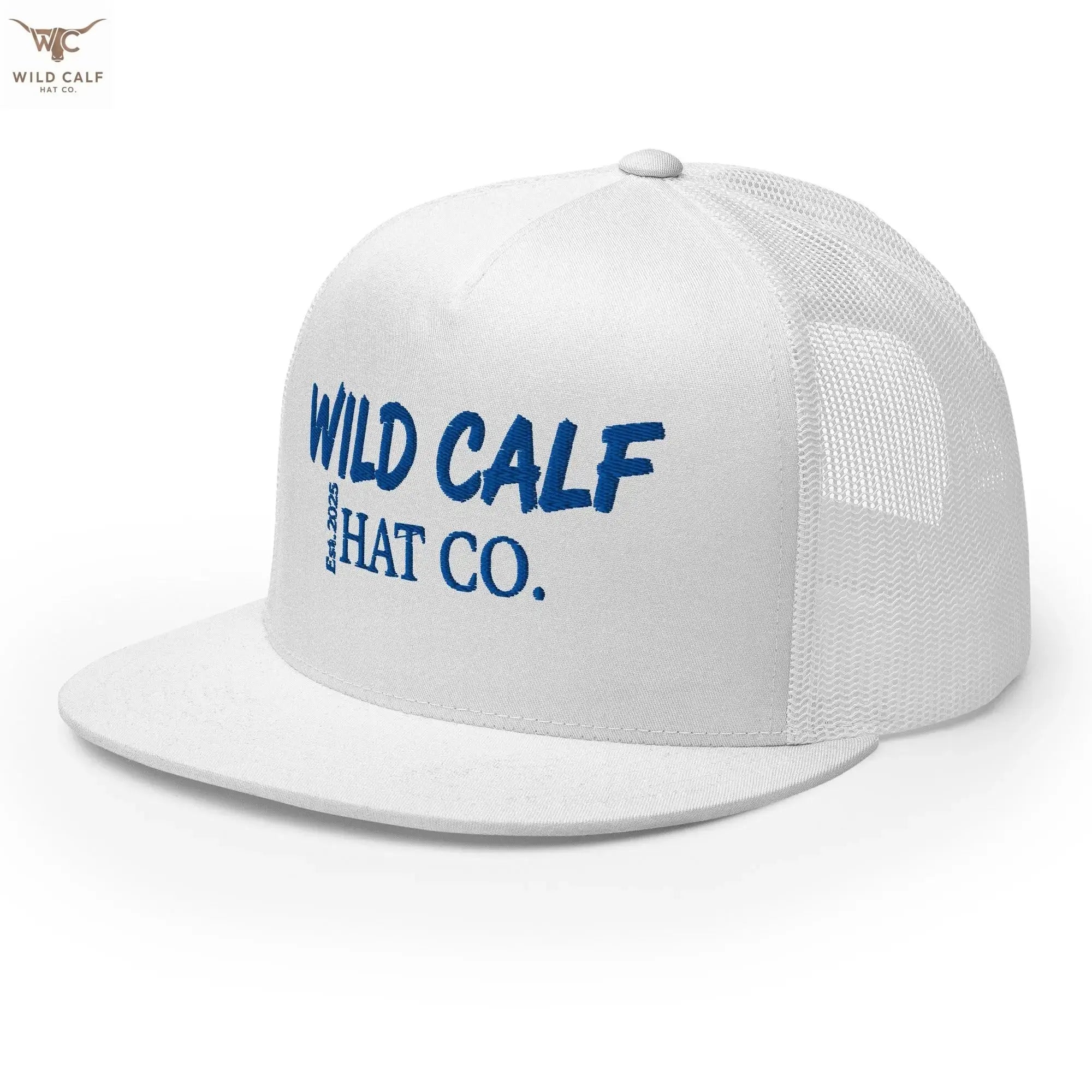 Royal Blue Signature Trucker Cap - Wild Calf Hat Company