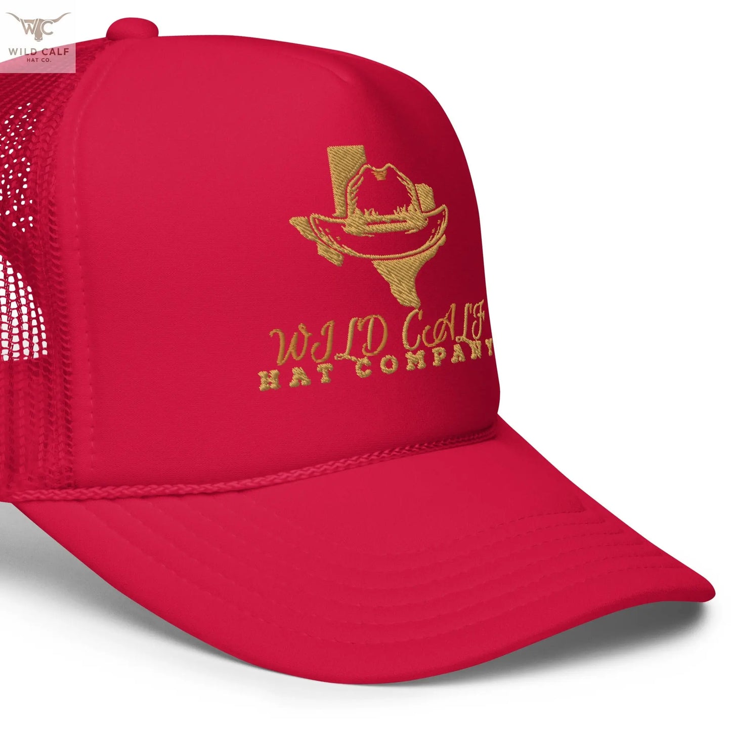 Texas Foam Trucker Cap - Wild Calf Hat Company