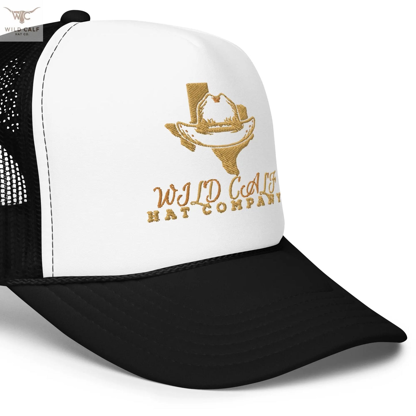 Texas Foam Trucker Cap - Wild Calf Hat Company