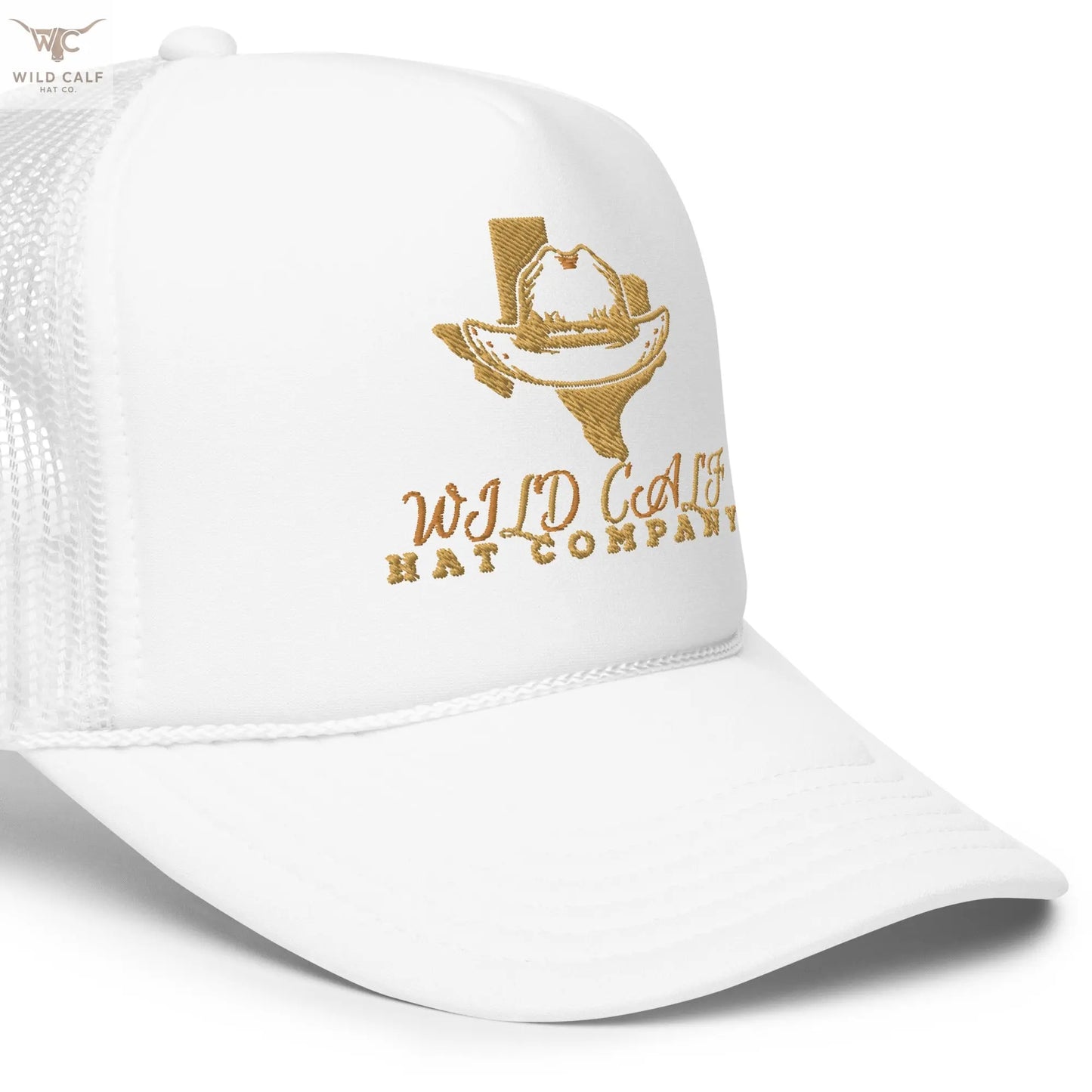 Texas Foam Trucker Cap - Wild Calf Hat Company