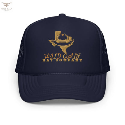 Texas Foam Trucker Cap - Wild Calf Hat Company