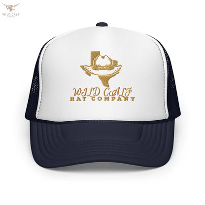 Texas Foam Trucker Cap - Wild Calf Hat Company