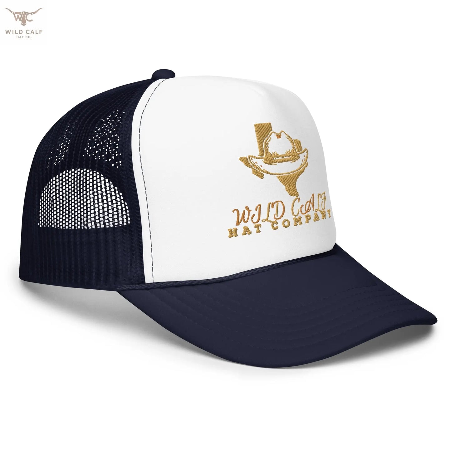 Texas Foam Trucker Cap - Wild Calf Hat Company