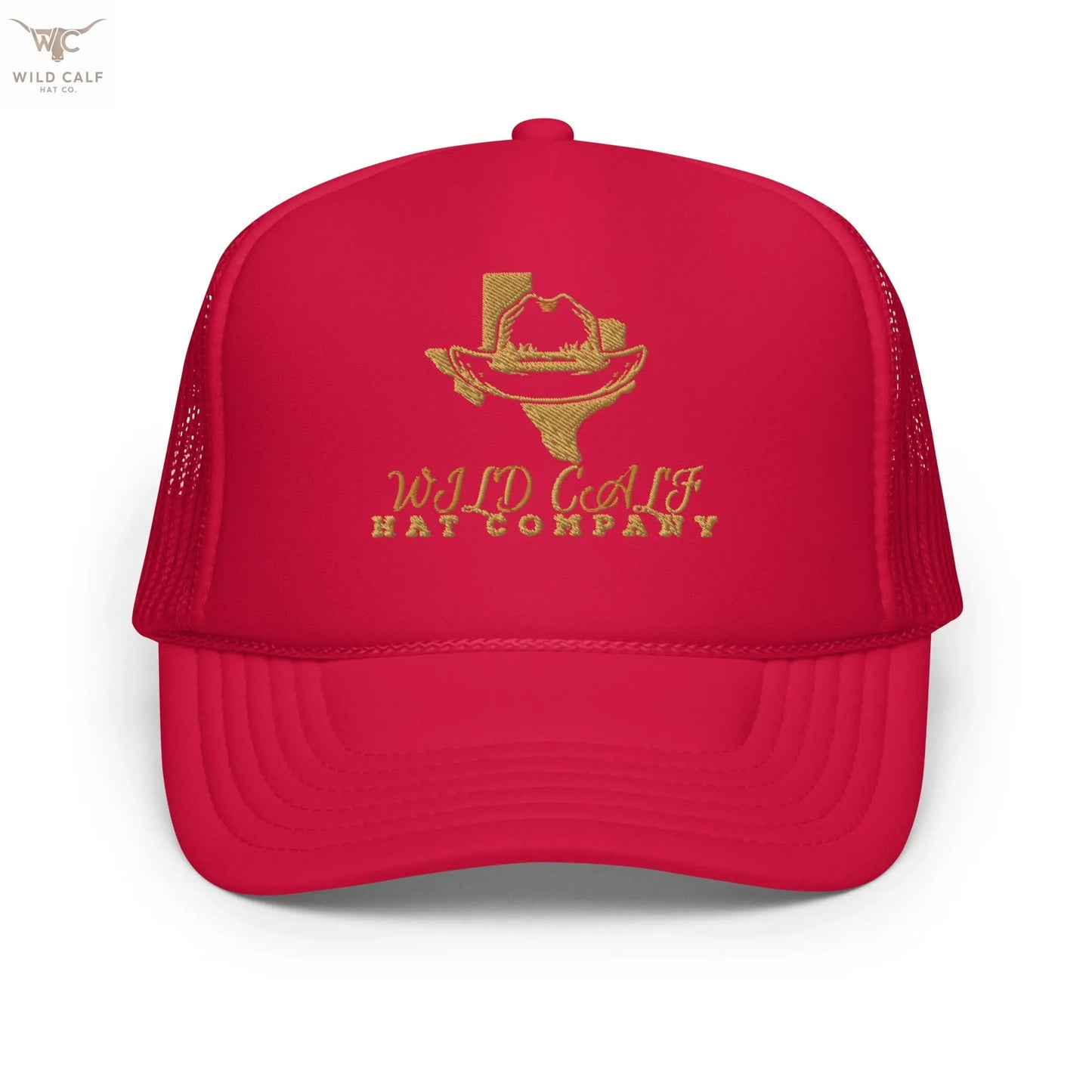 Texas Foam Trucker Cap - Wild Calf Hat Company