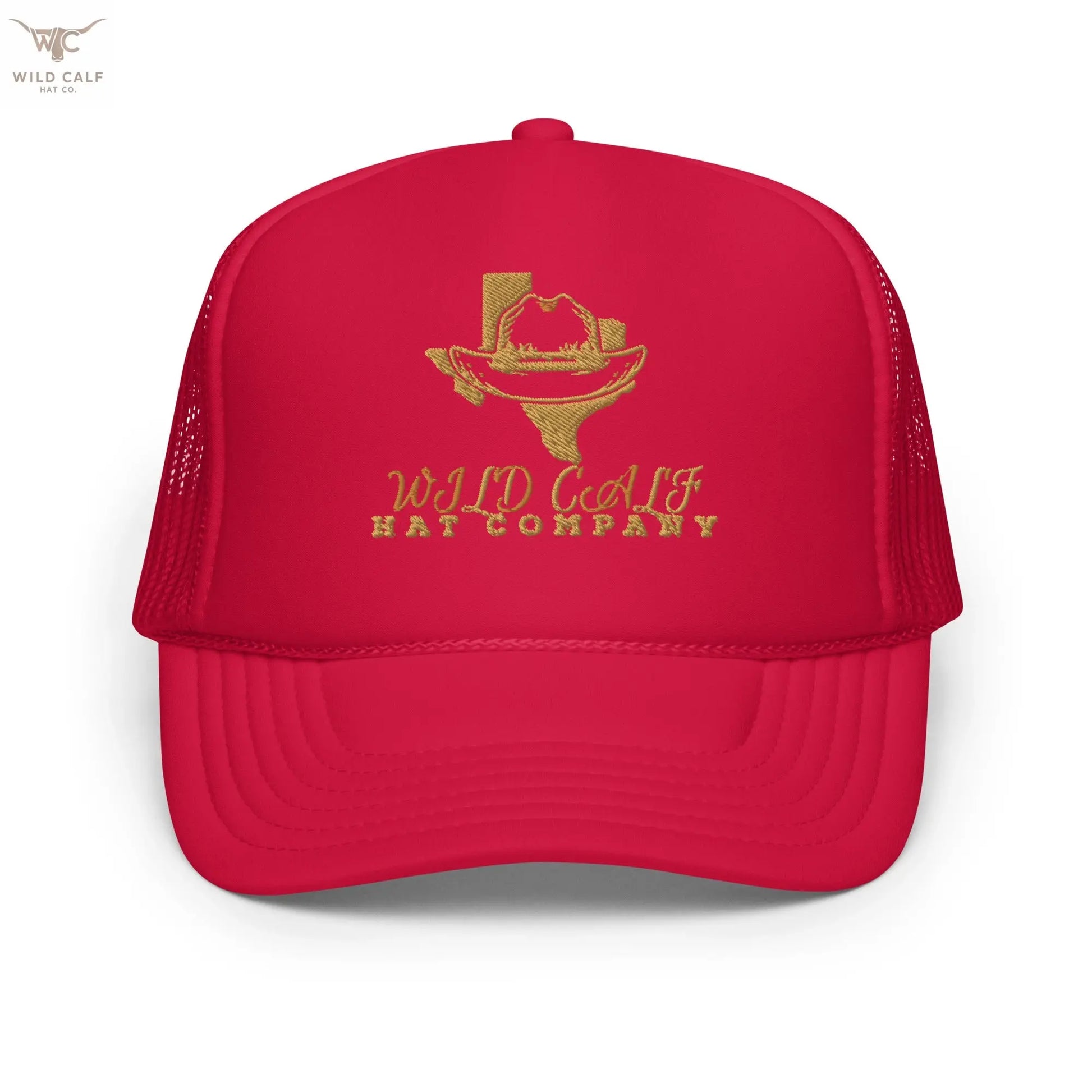 Texas Foam Trucker Cap - Wild Calf Hat Company