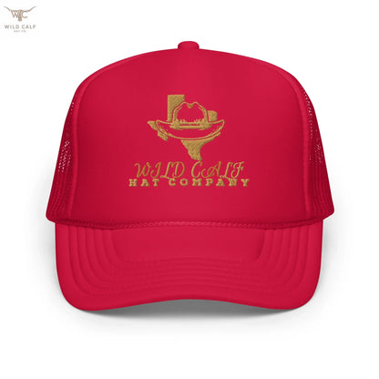 Texas Foam Trucker Cap - Wild Calf Hat Company