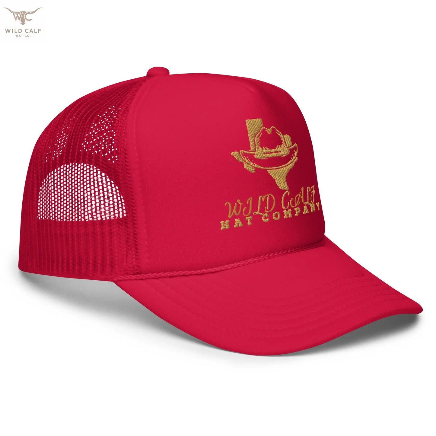 Texas Foam Trucker Cap - Wild Calf Hat Company