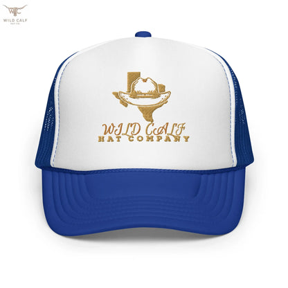 Texas Foam Trucker Cap - Wild Calf Hat Company