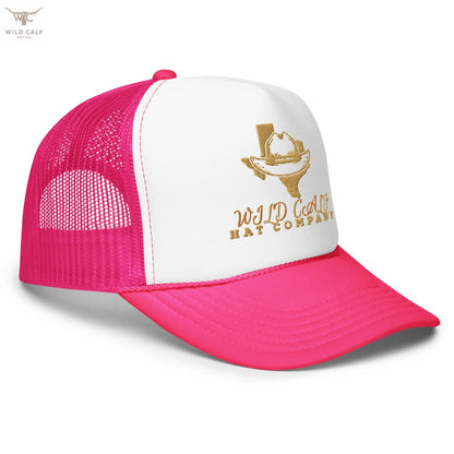 Texas Foam Trucker Cap - Wild Calf Hat Company