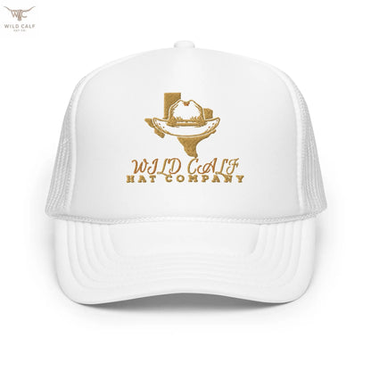 Texas Foam Trucker Cap - Wild Calf Hat Company