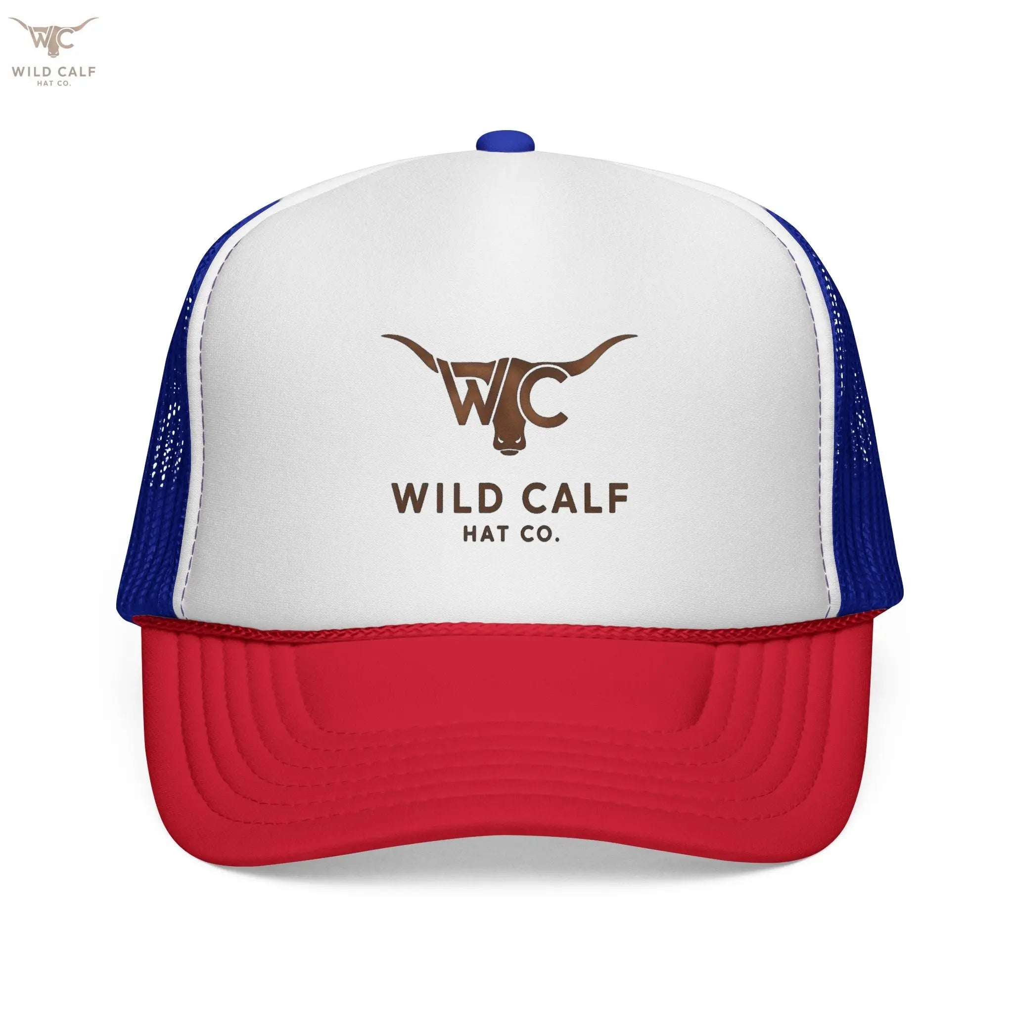 The Gold Emblem Trucker Hat - Wild Calf Hat Company