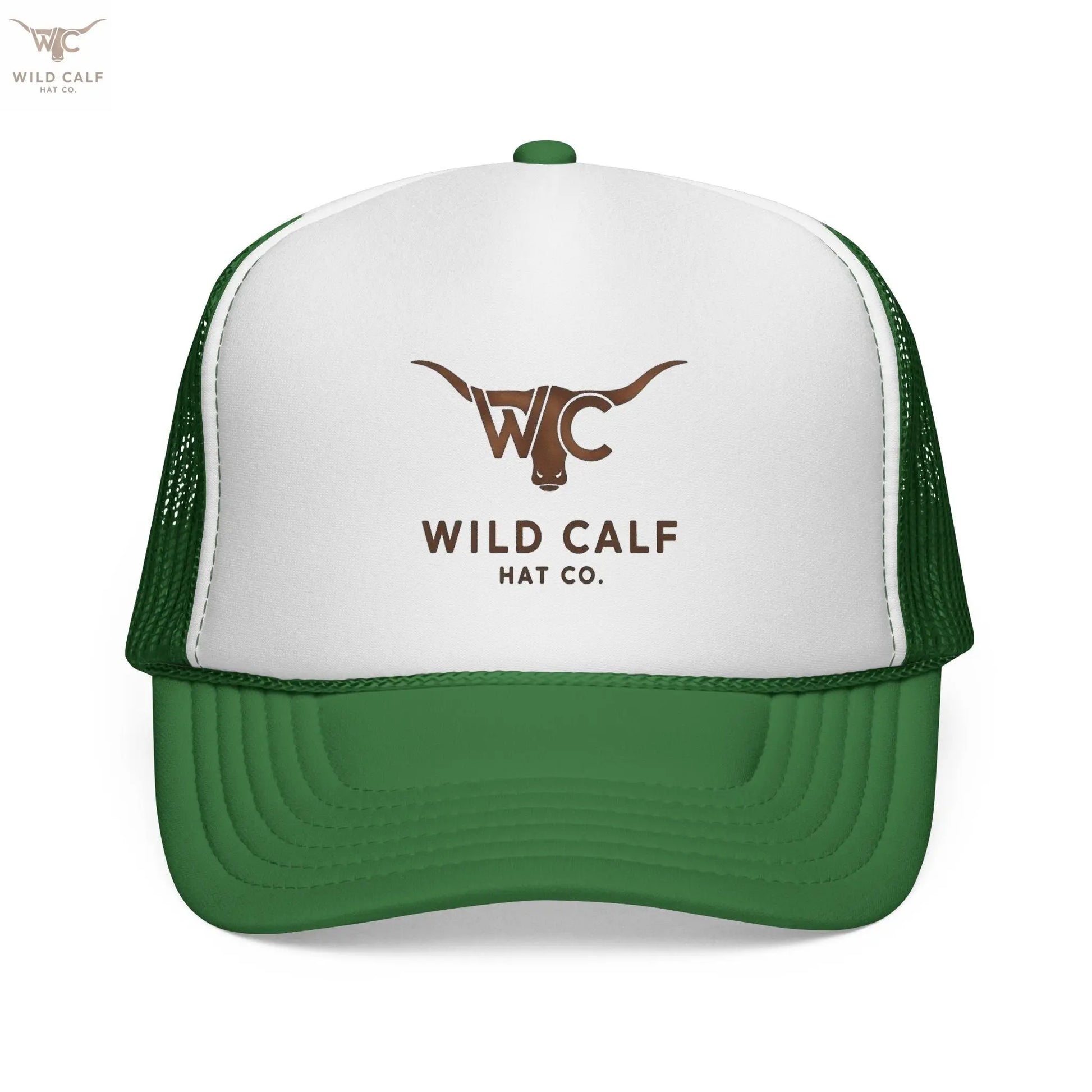 The Gold Emblem Trucker Hat - Wild Calf Hat Company