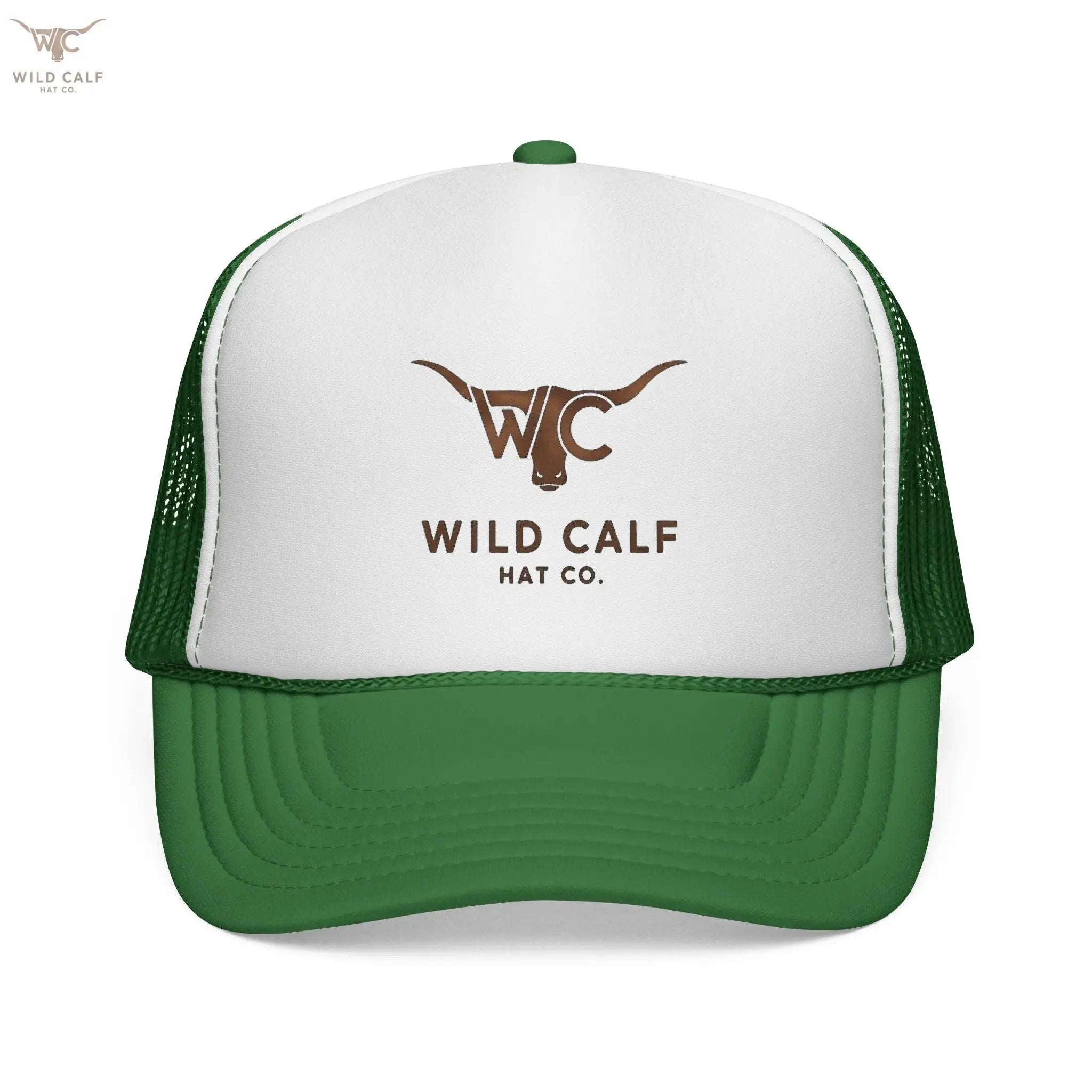 The Gold Emblem Trucker Hat - Wild Calf Hat Company